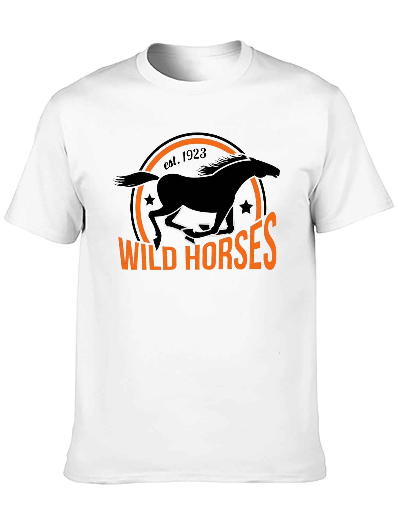 Wild Horses Graphic Tee - Black