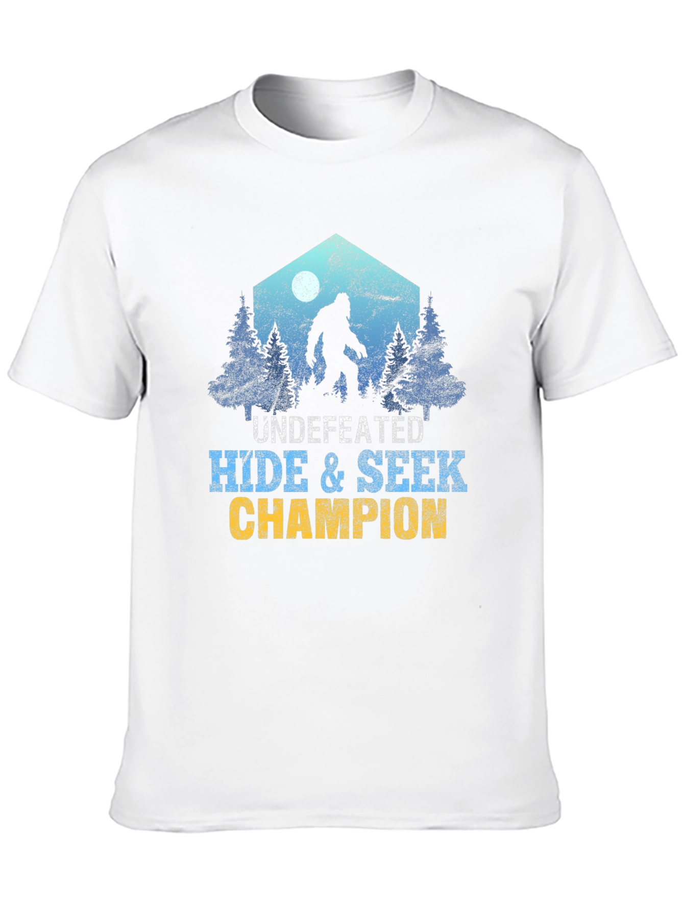Undefeated Hide & Seek Champion Bigfoot T-Shirt