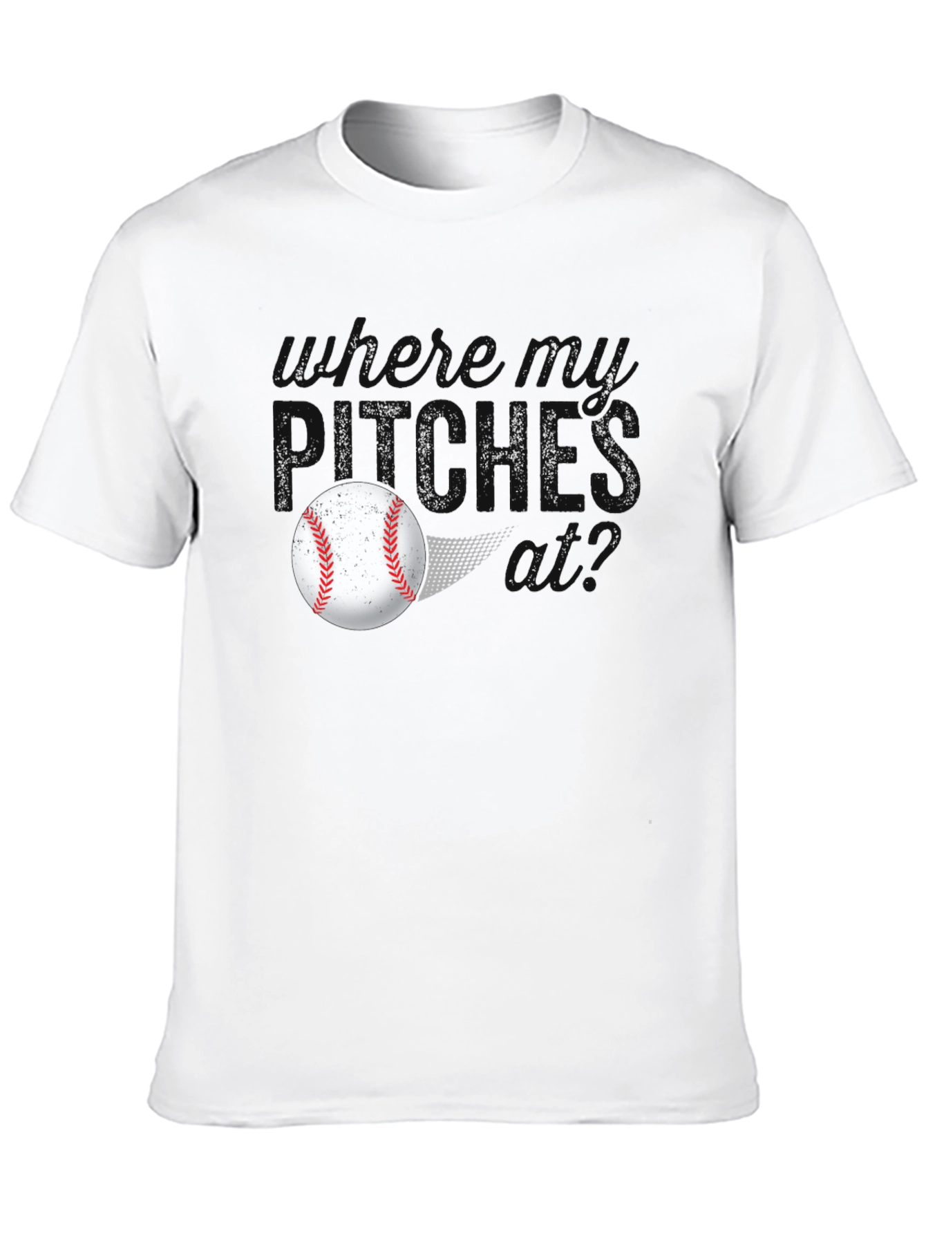 Where Do Pitches Go? Baseball T-Shirt