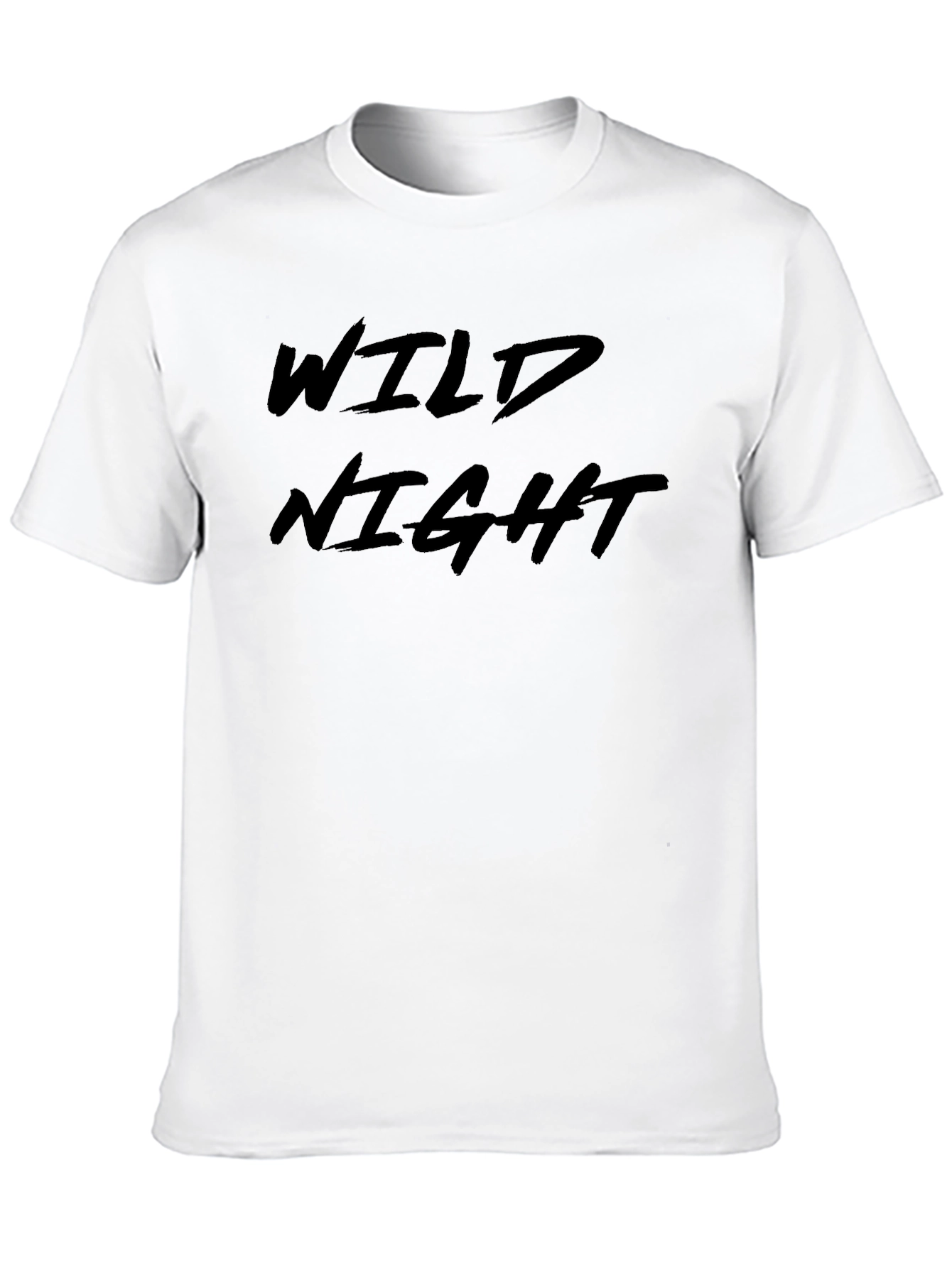 Wild Night Graphic Tee - Mens Black T-Shirt