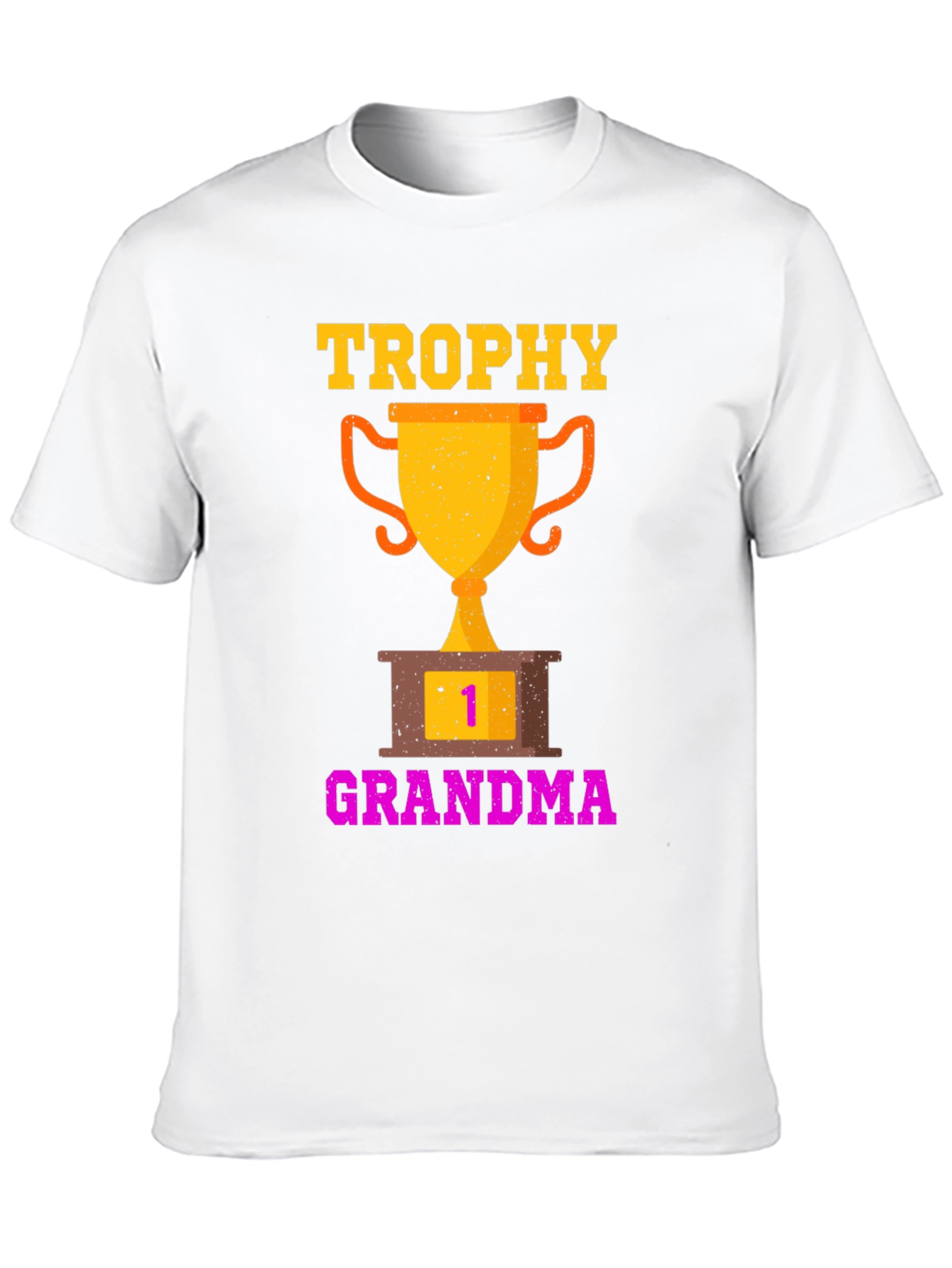 Trophy Grandma T-Shirt - Number One Grandparent Gift