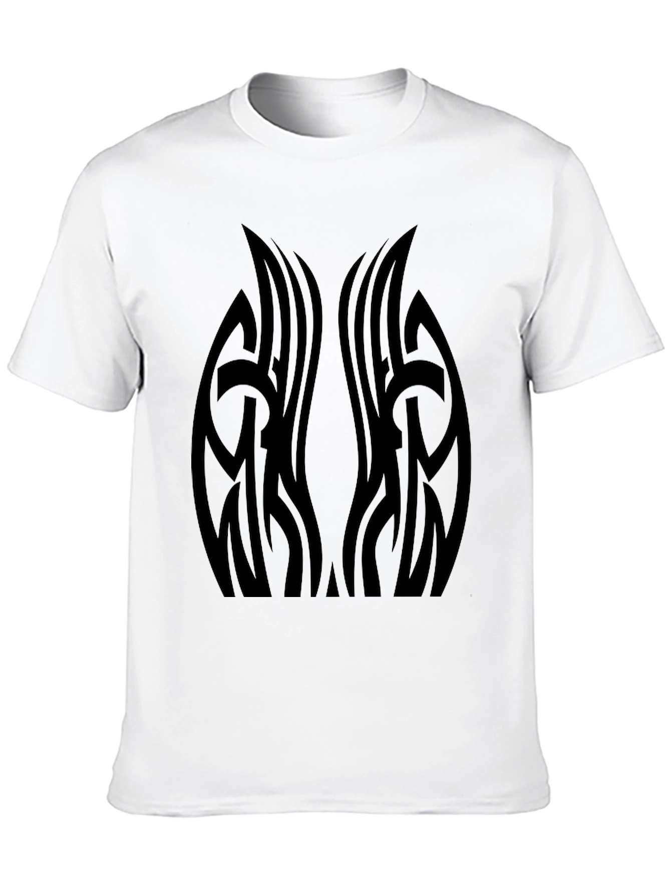 Tribal Tattoo Graphic Black T-Shirt