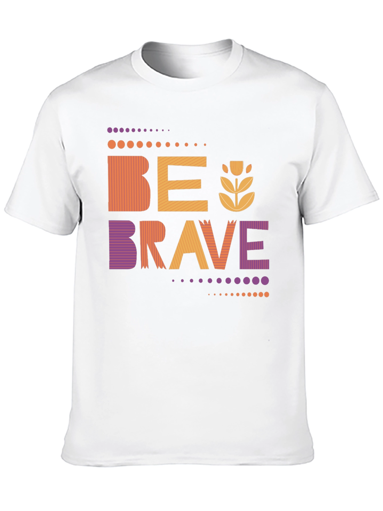 Be Brave Graphic Tee - Stylish Unisex Design
