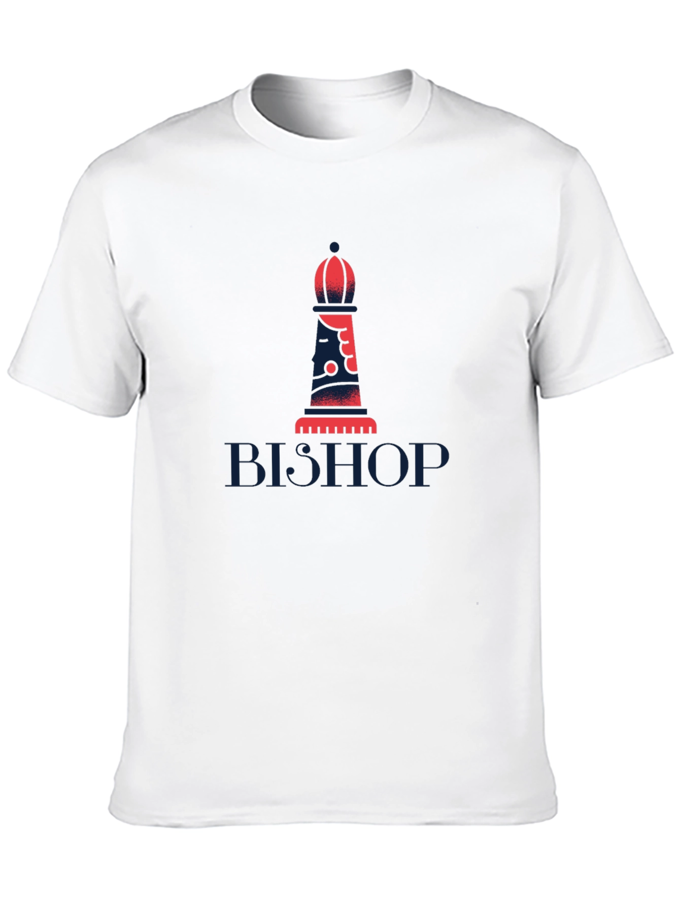 Bishop Chess Piece Graphic T-Shirt