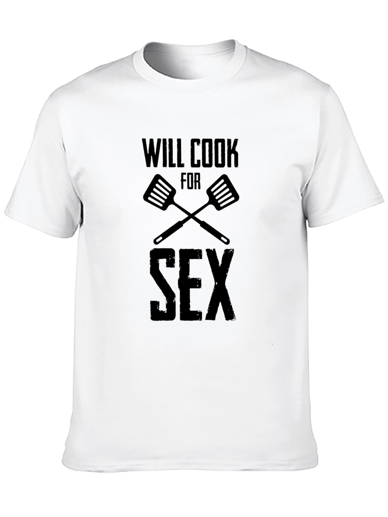 Will Cook for Sex Black T-Shirt