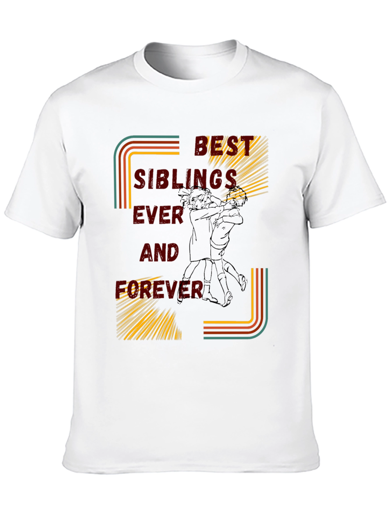 Best Siblings Ever Graphic T-Shirt