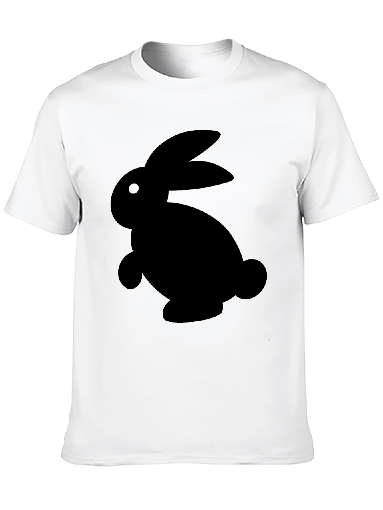 Black Rabbit Graphic T-Shirt - Casual Comfort