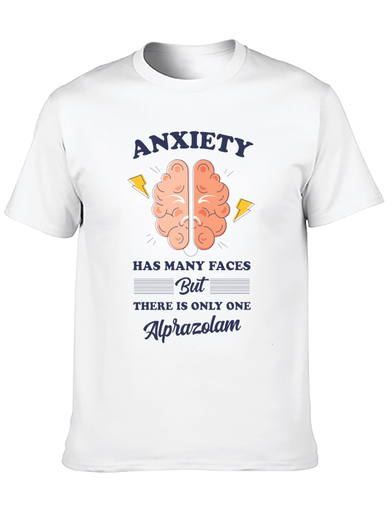 Anxiety Alprazolam Graphic T-Shirt