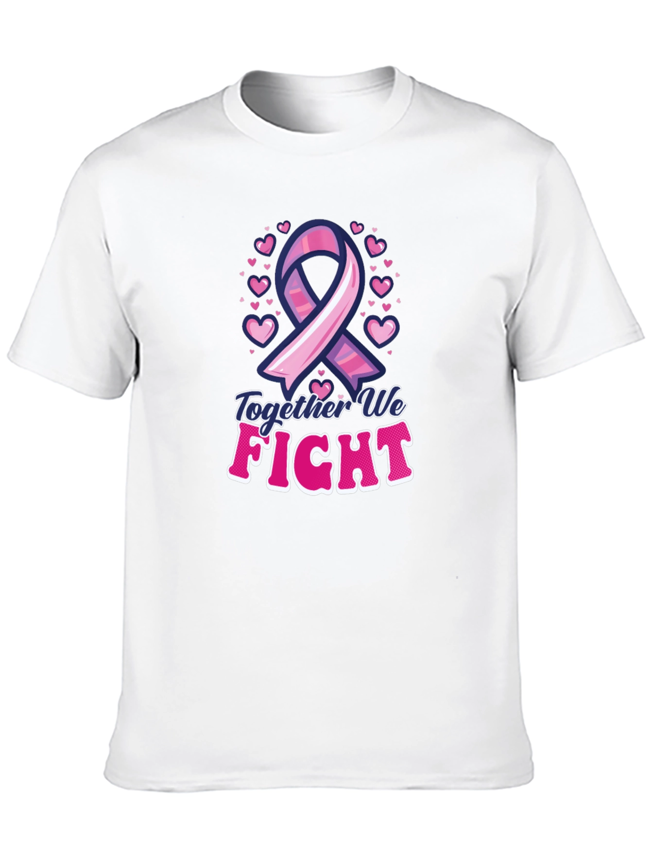 Together We Fight Breast Cancer Awareness T-Shirt