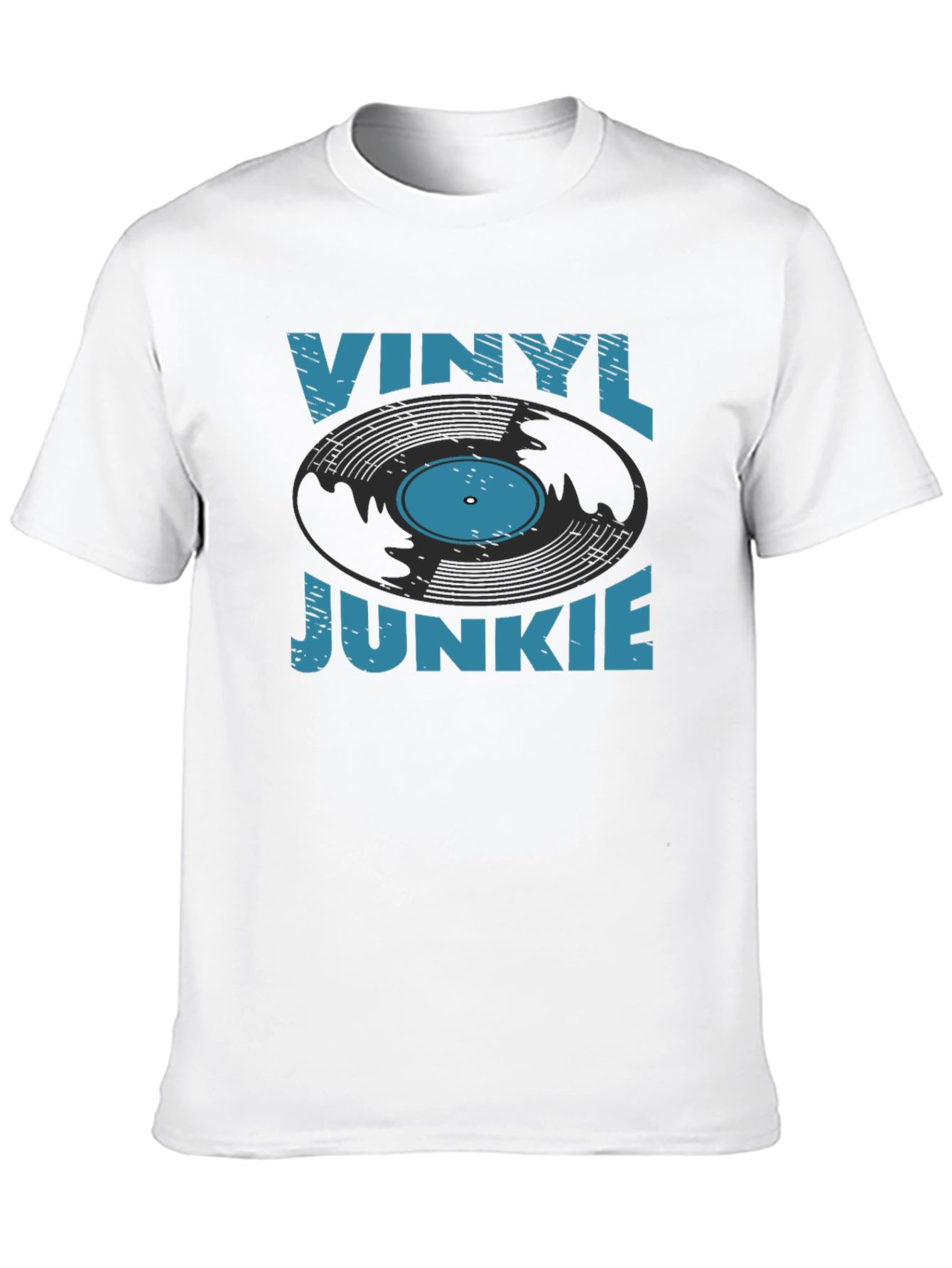 Vinyl Junkie T-Shirt - Music Lover Tee