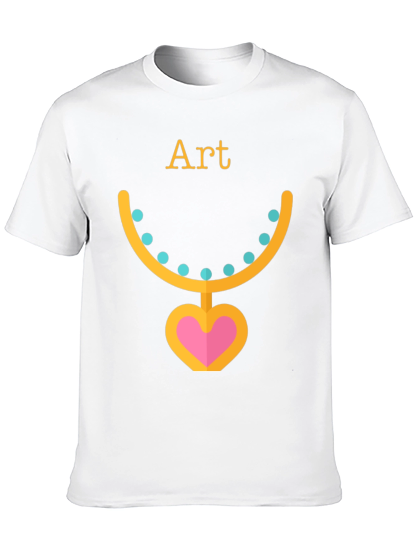 Art Necklace T-Shirt - Black Graphic Tee