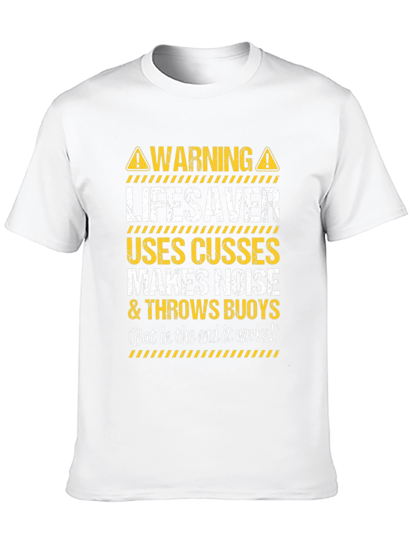 Warning Lifesaver T-Shirt - Funny Rescue Tee