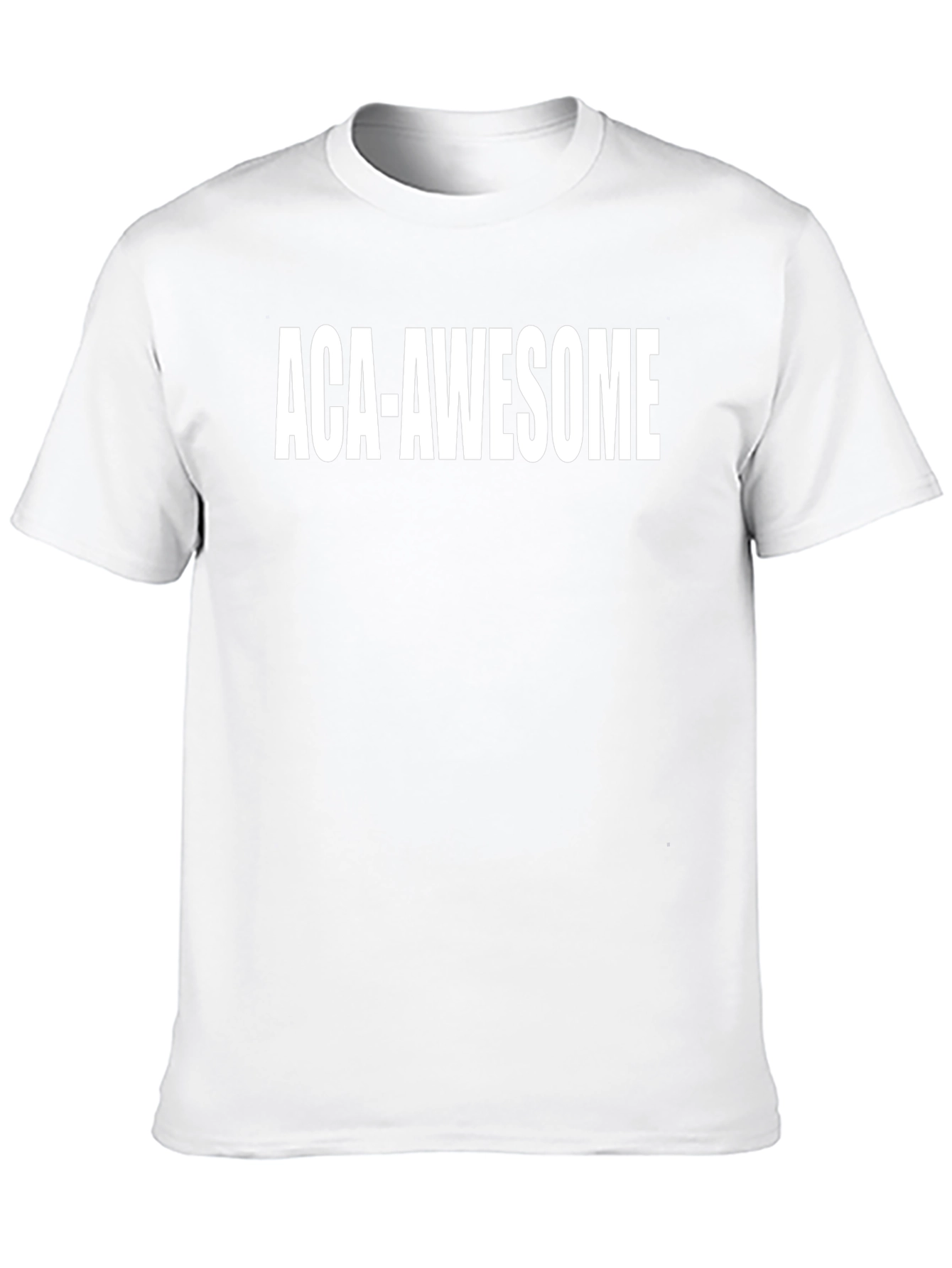 ACA-Awesome Graphic Tee - Black Cotton Blend