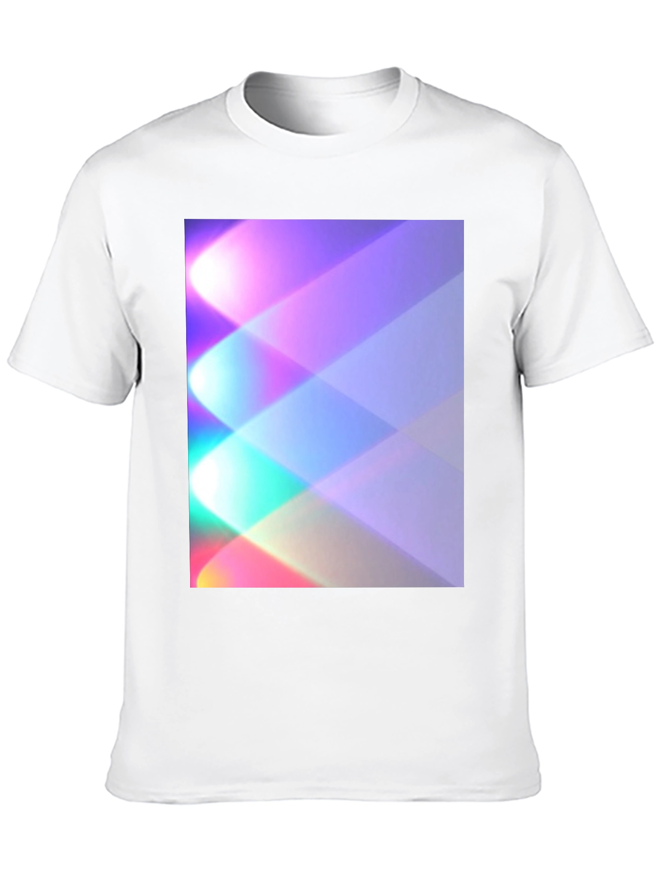 Abstract Prism Graphic Tee - Modern Style