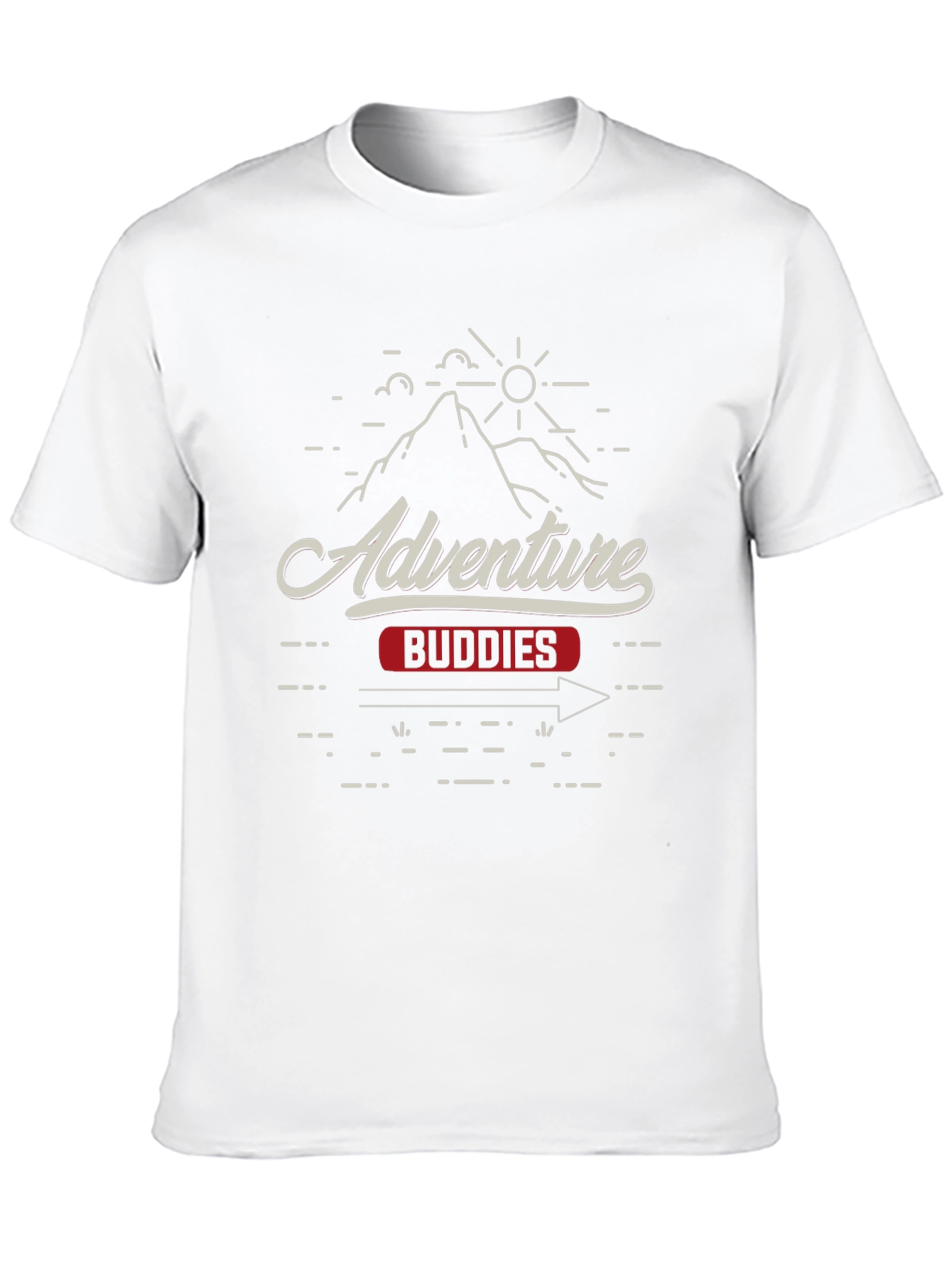 Adventure Buddies Graphic Tee - Mens Black T-Shirt