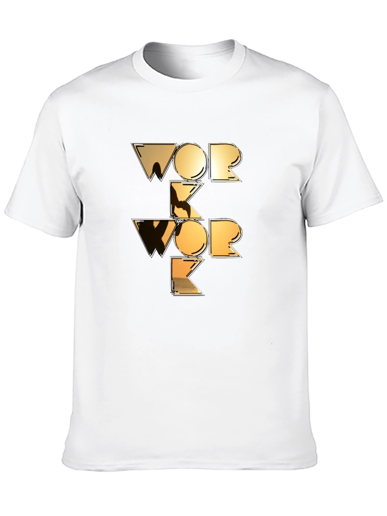 Work Work Graphic Tee - Black