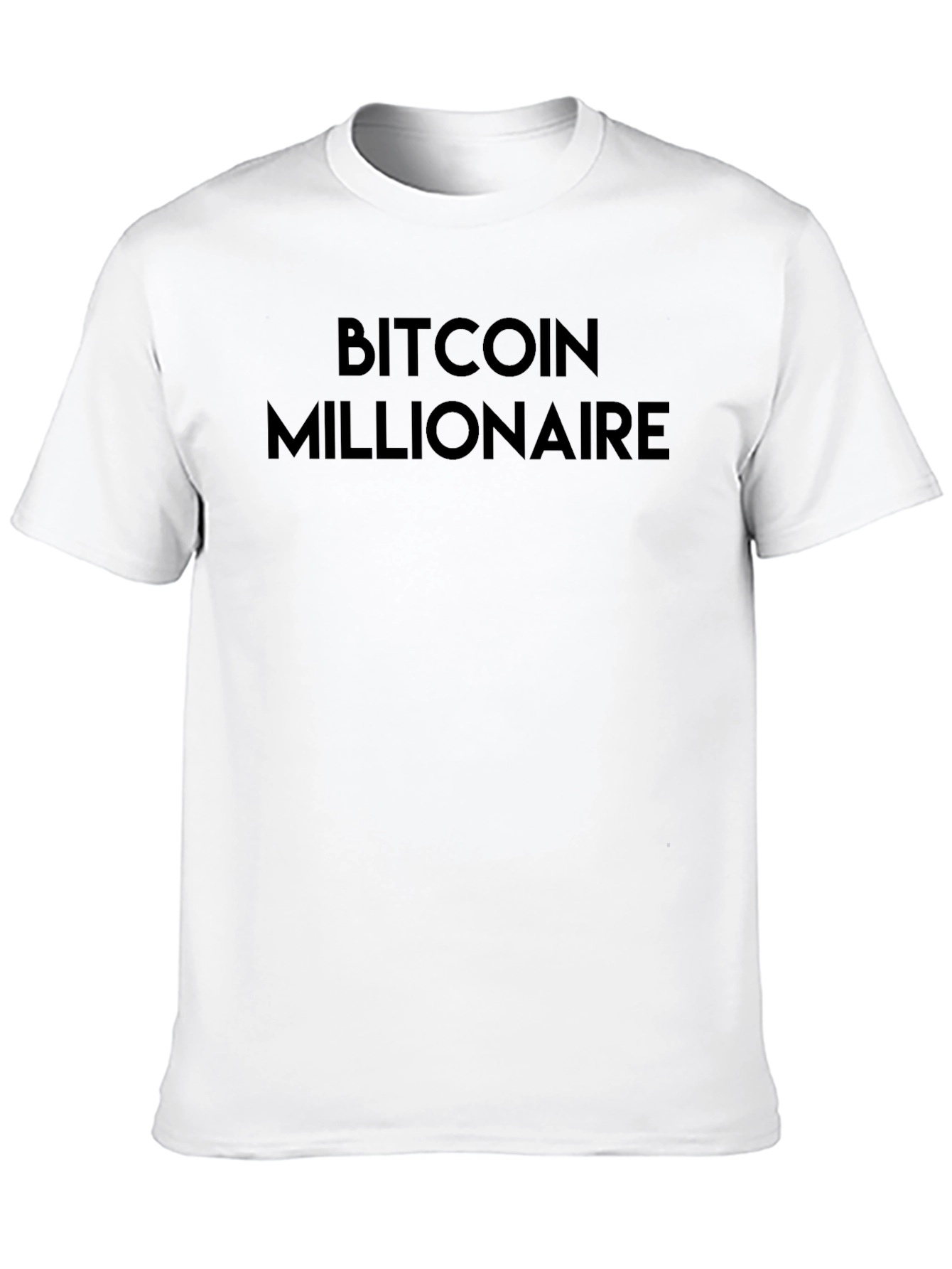 Bitcoin Millionaire Graphic Tee - Crypto Investor T-Shirt