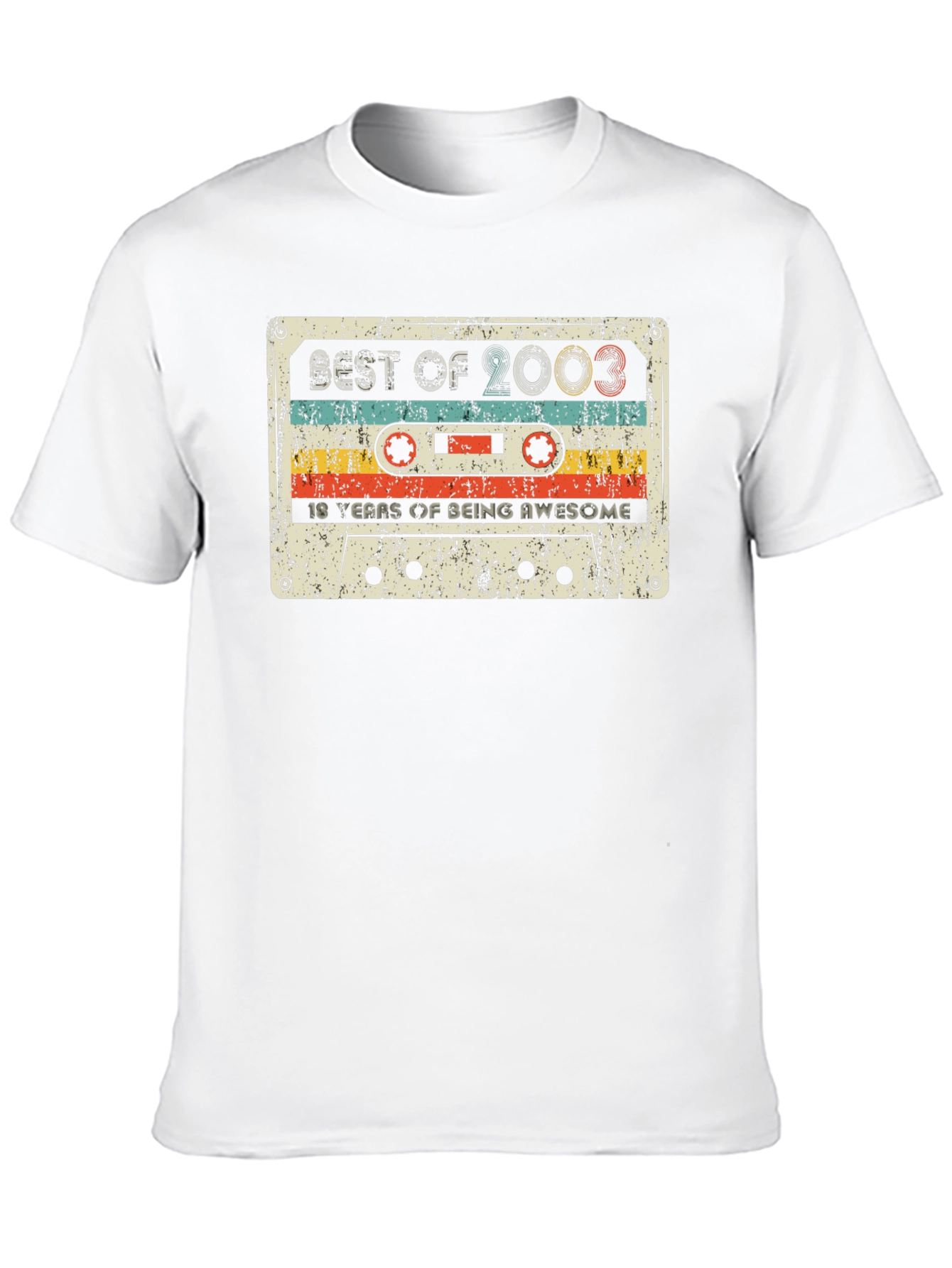 Best of 2003 Cassette Tape 18th Birthday T-Shirt
