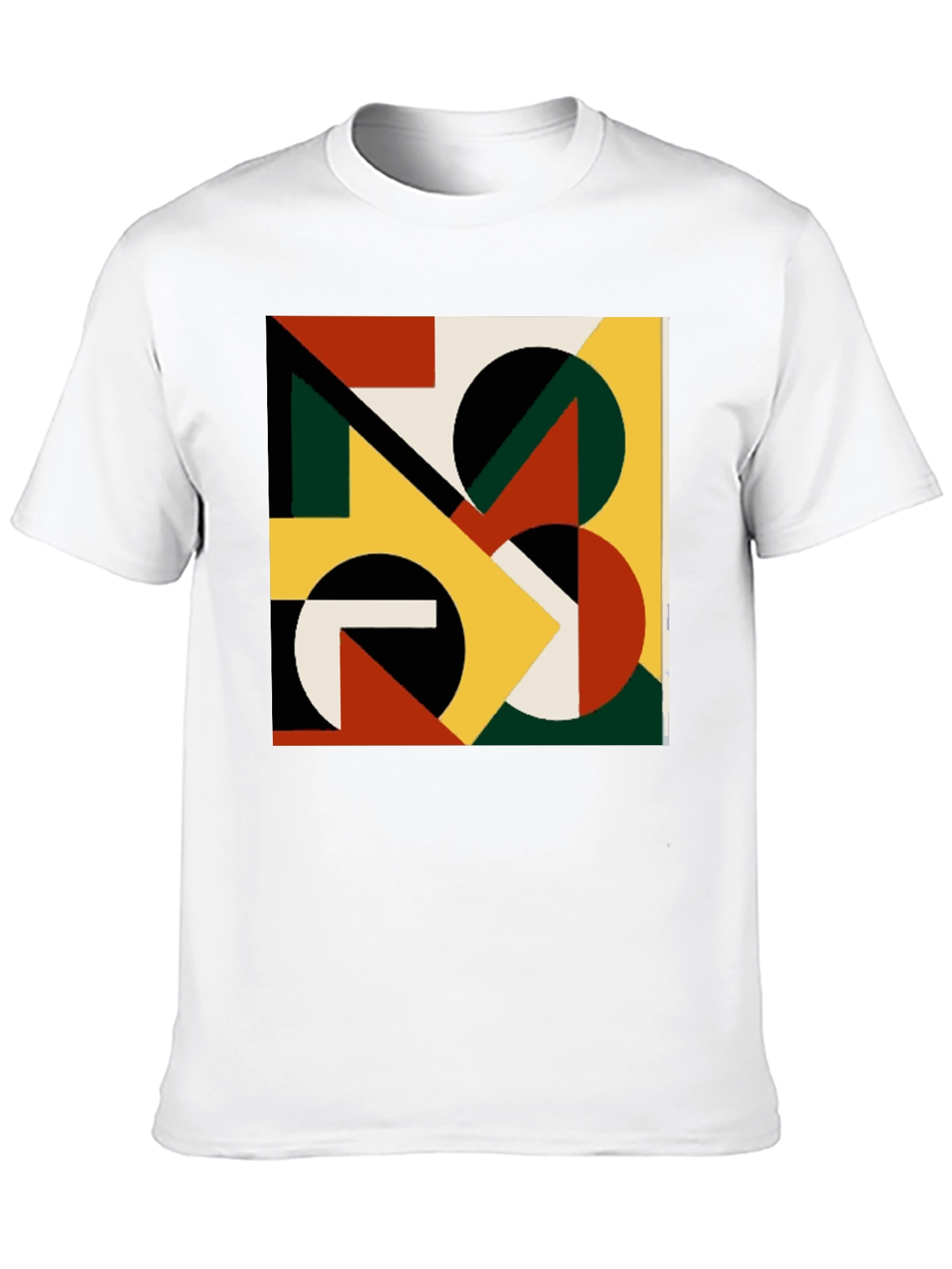 Abstract Geometric T-Shirt - Modern Art Tee