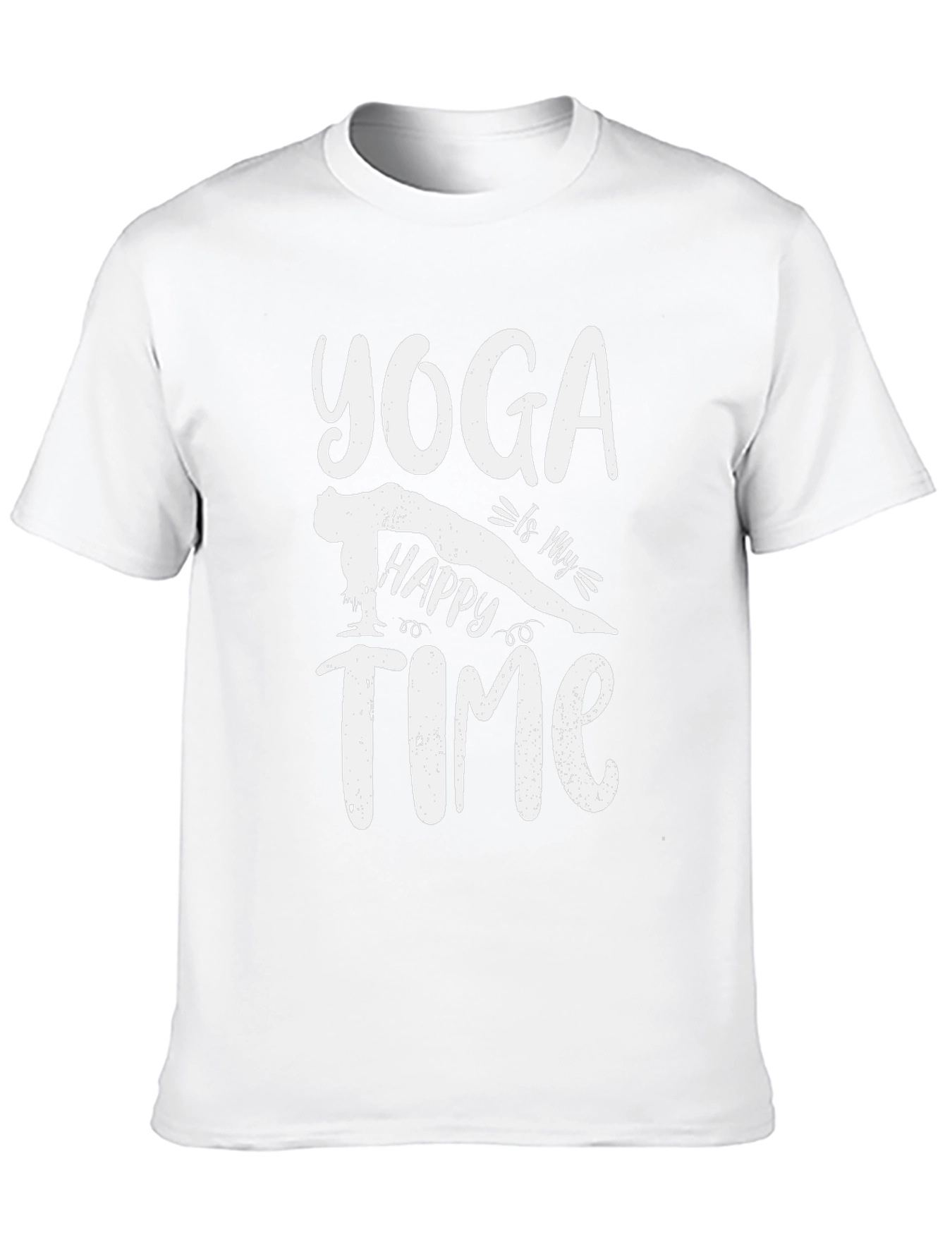 Yoga Is My Happy Time T-Shirt Black