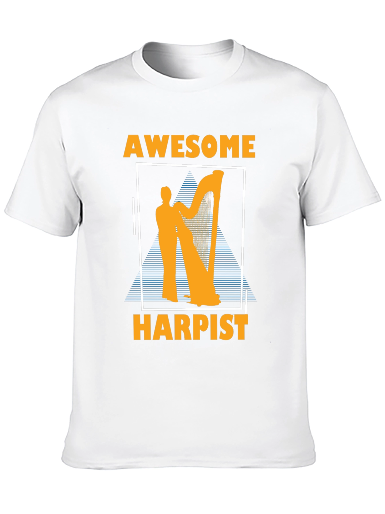 Awesome Harpist Graphic T-Shirt Musician Tee