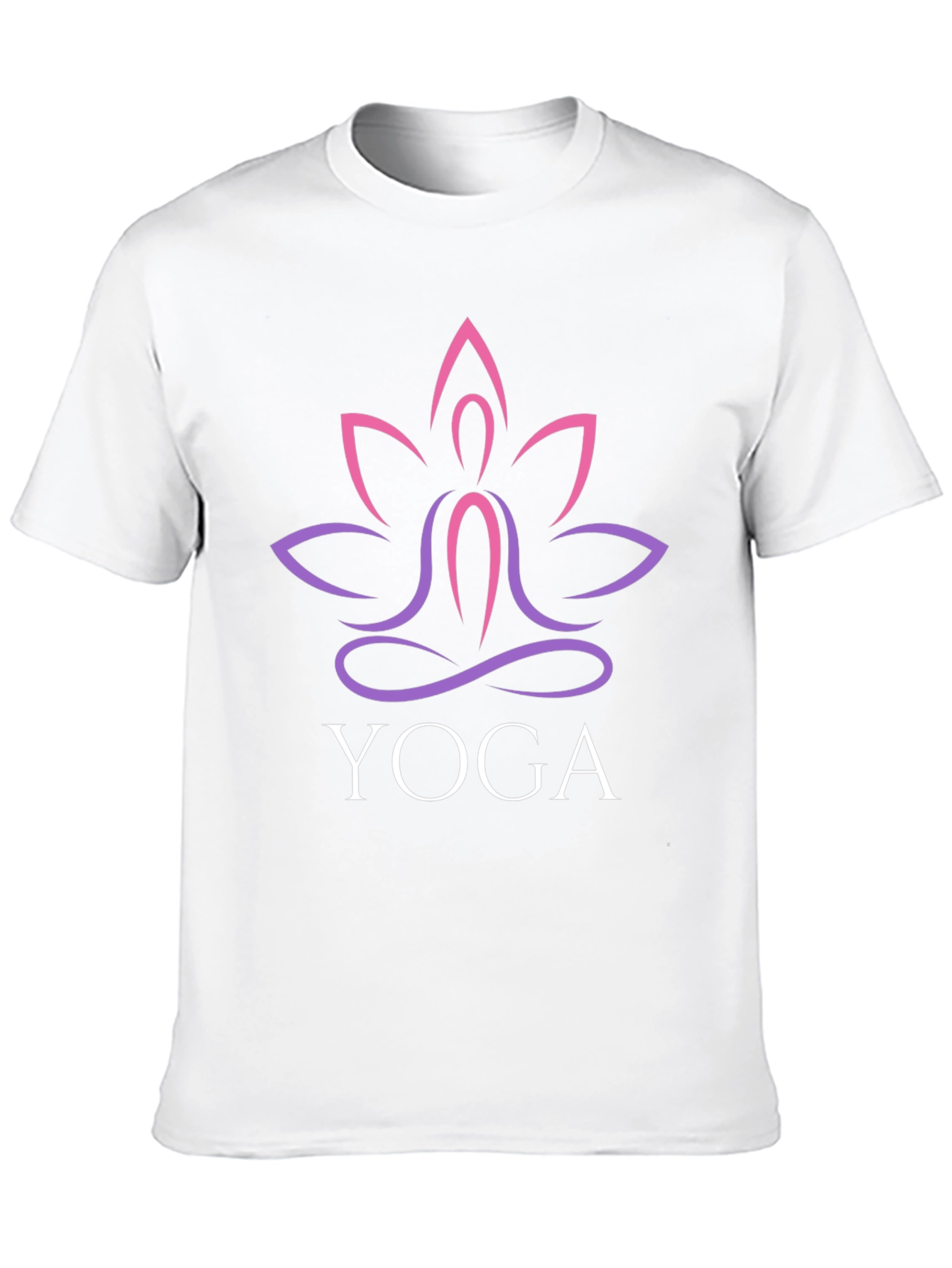Yoga Lotus Graphic Tee - Stylish Relaxation Shirt