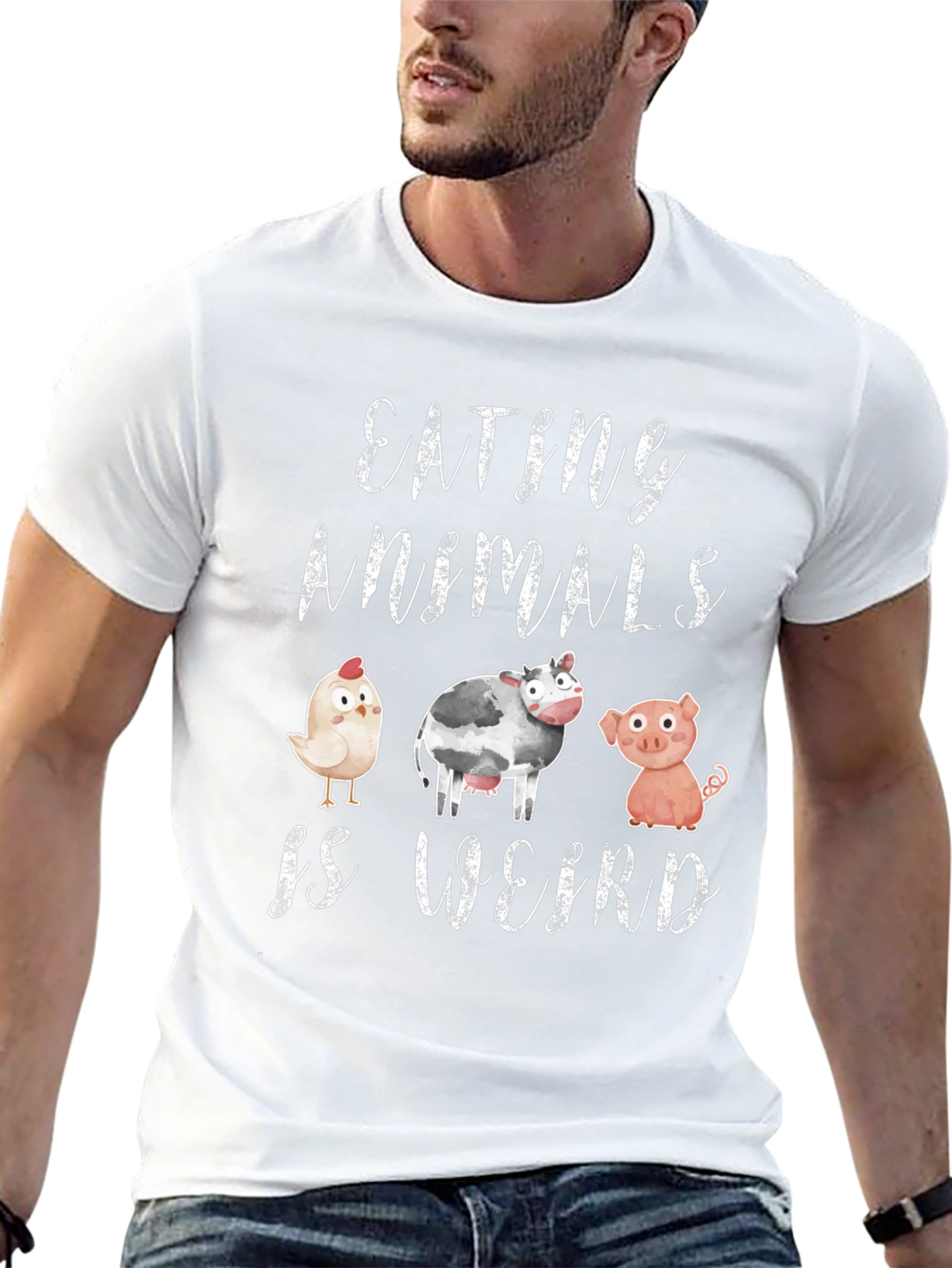 Vegan T-Shirt - Eating Animals is Weird