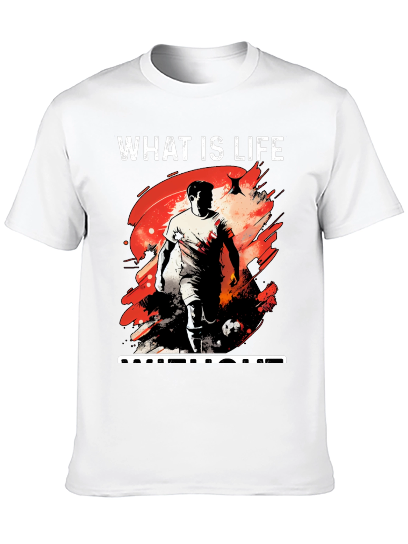 What is Life Football Graphic Tee