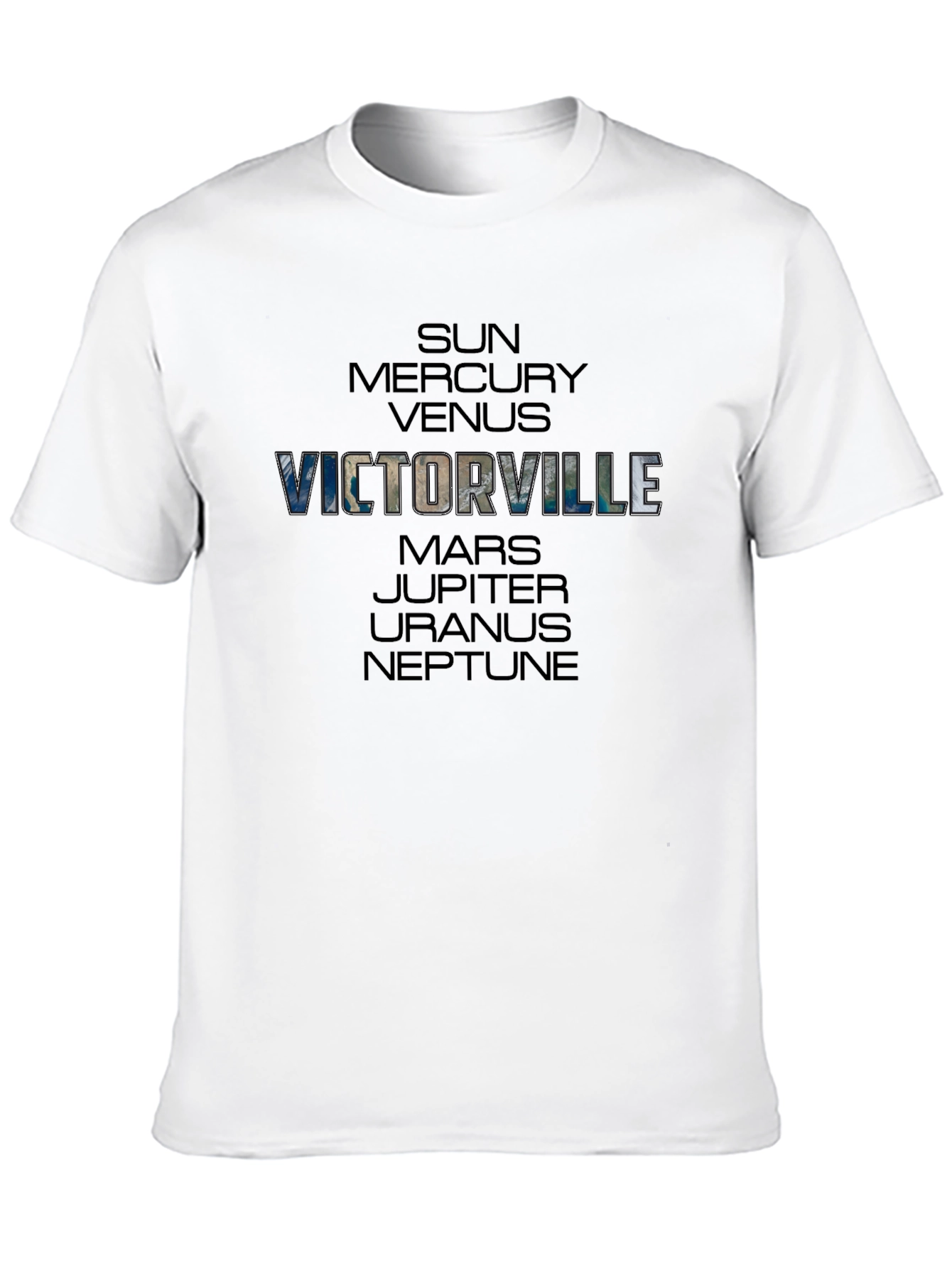 Victorville Planets T-Shirt - Black