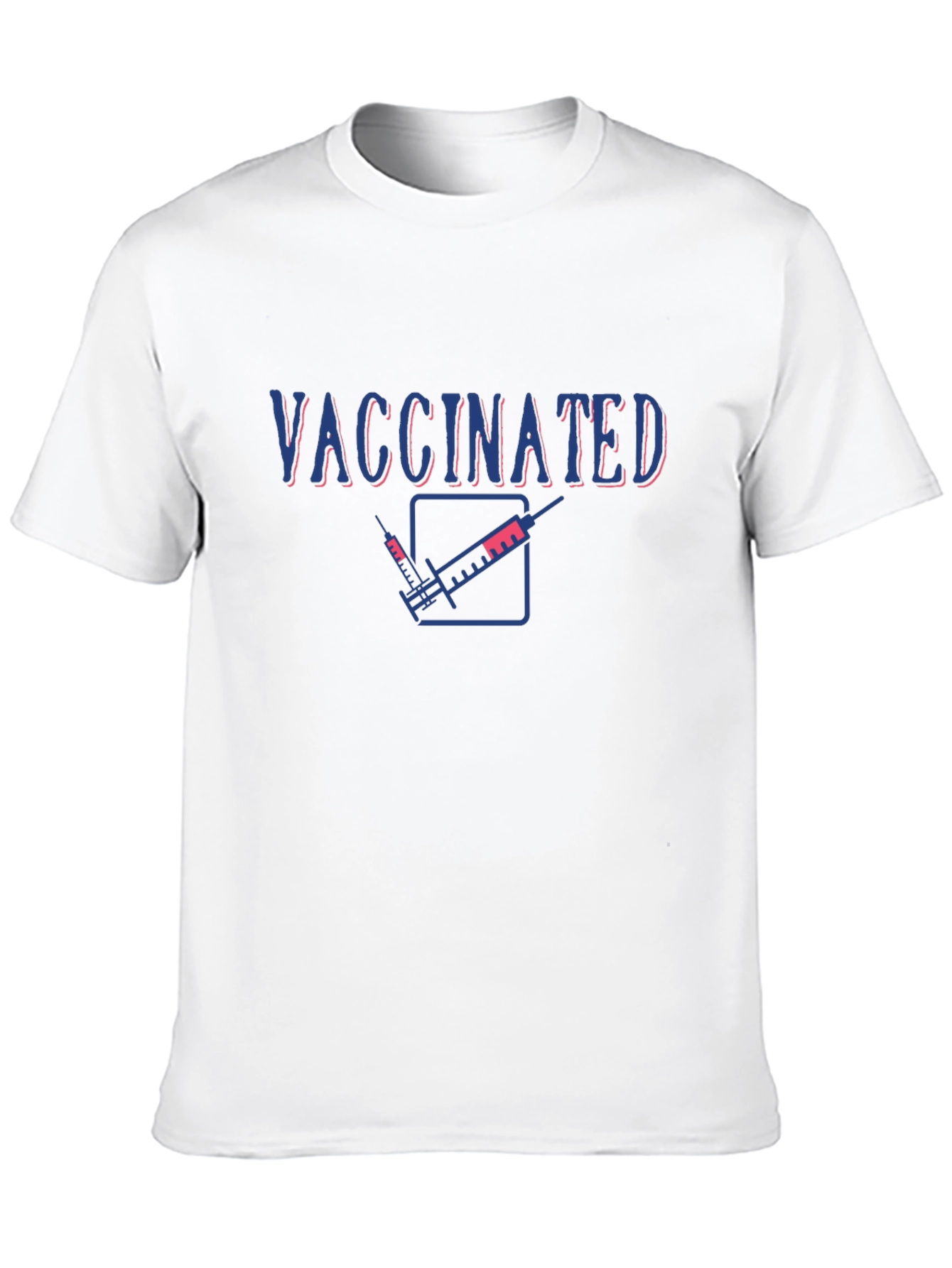 Vaccinated Graphic T-Shirt - Black