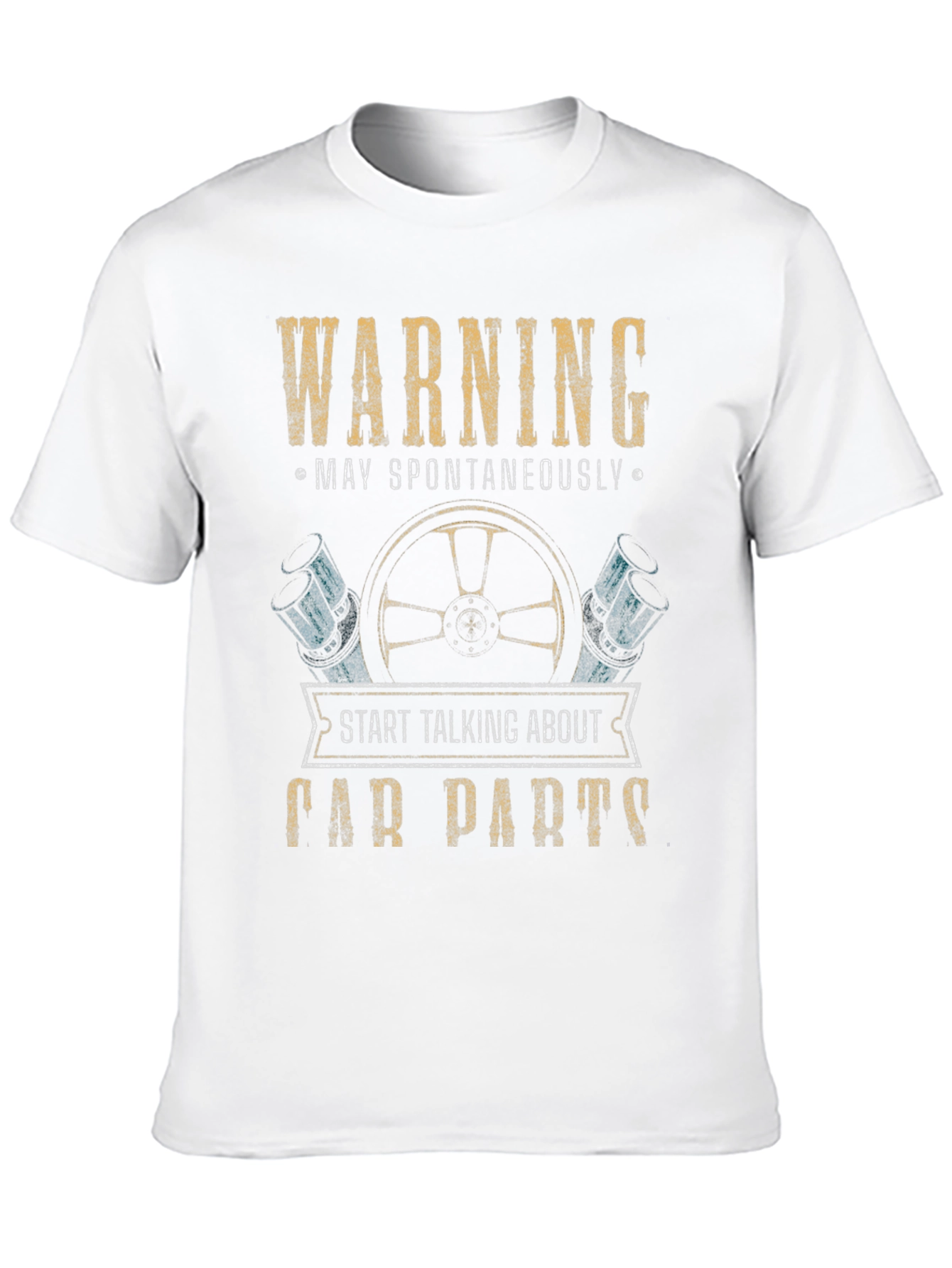 Warning Car Parts T-Shirt
