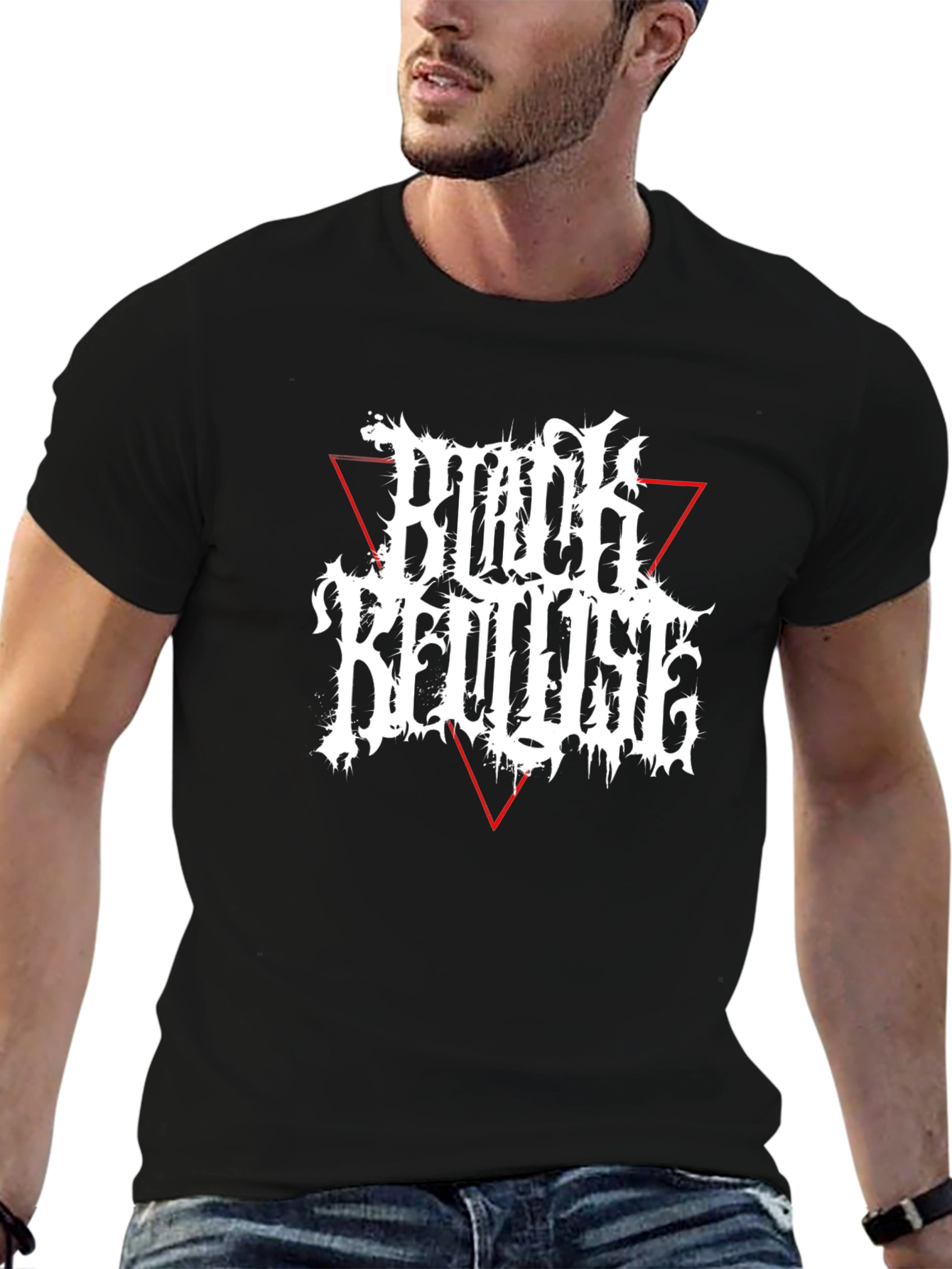 Black Reduise Graphic Tee