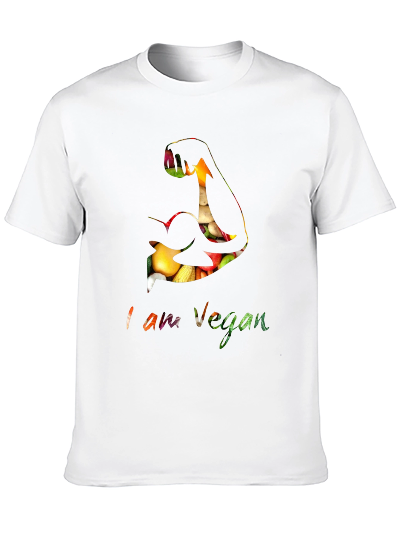 Vegan Power T-Shirt - Plant-Based Muscle Tee