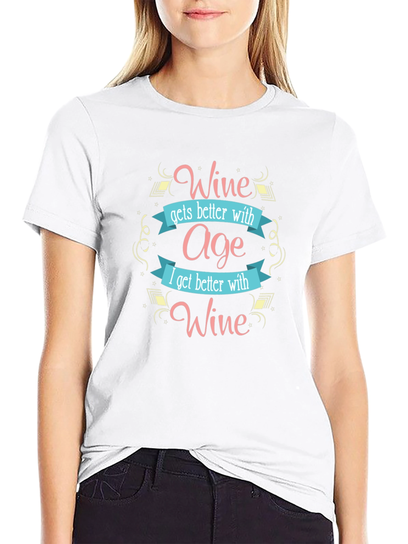 Wine Gets Better with Age Graphic Tee
