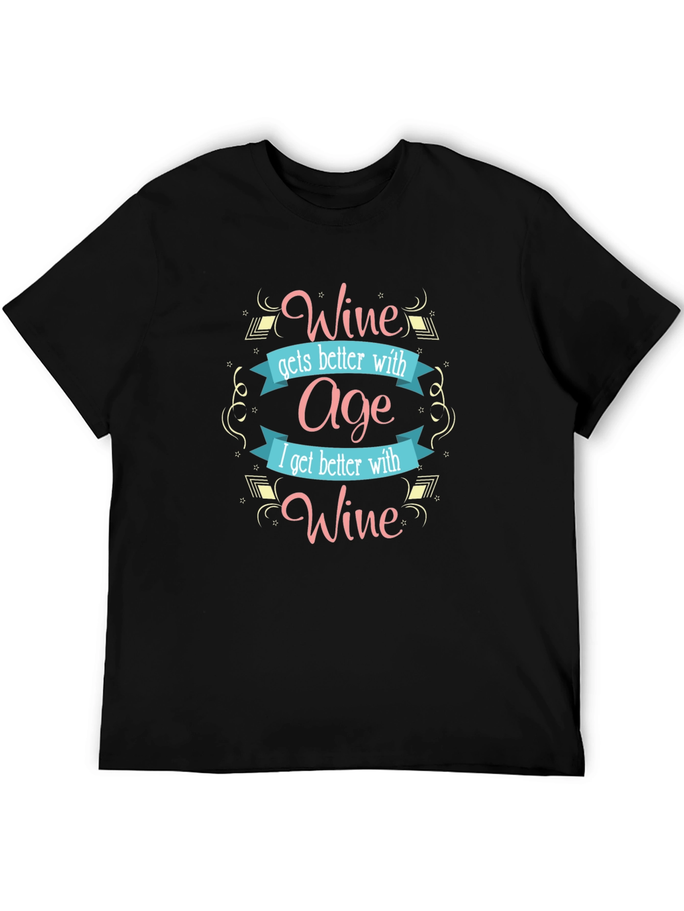 Wine Gets Better with Age Graphic Tee