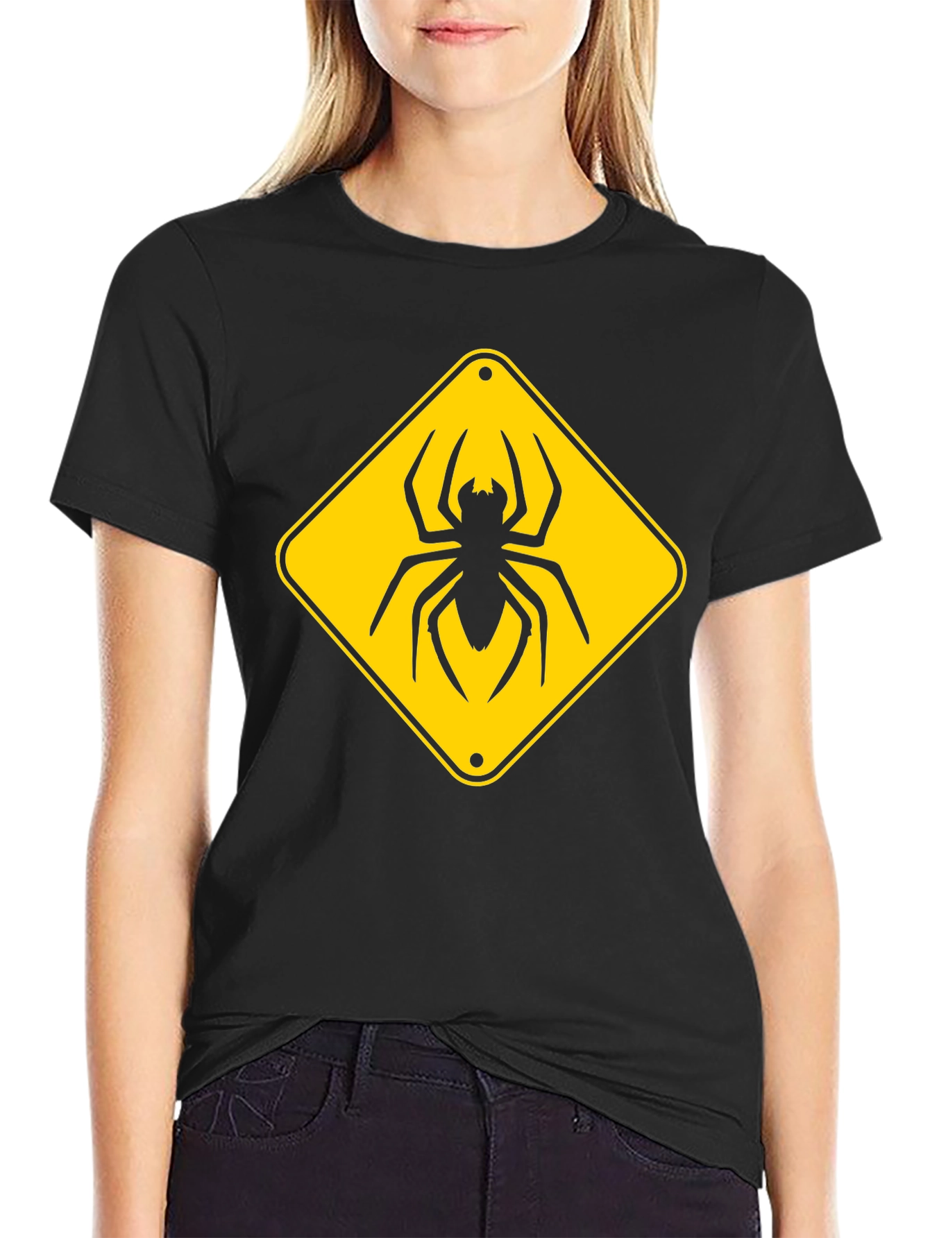 Warning: Spider Crossing T-Shirt