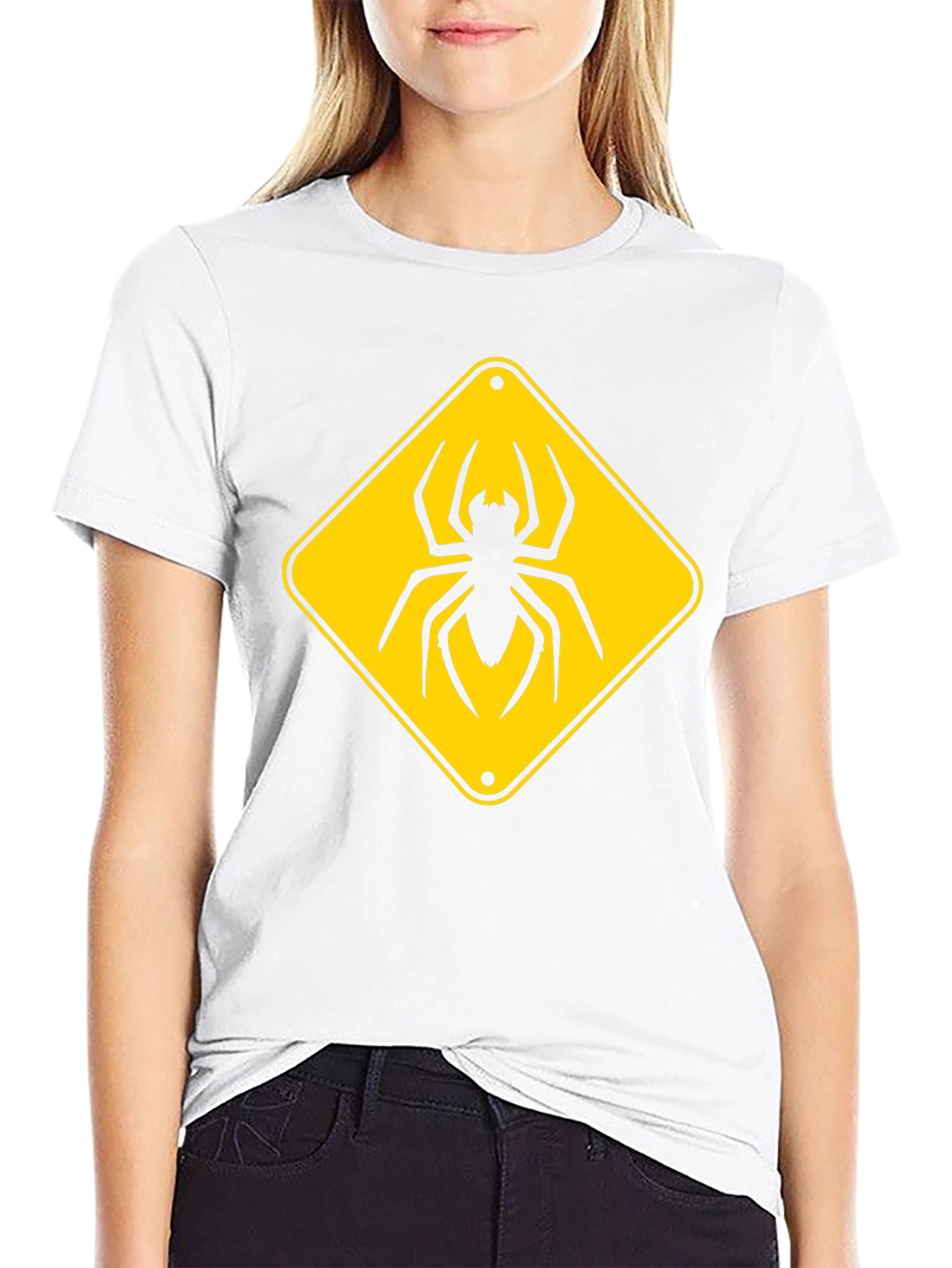 Warning: Spider Crossing T-Shirt