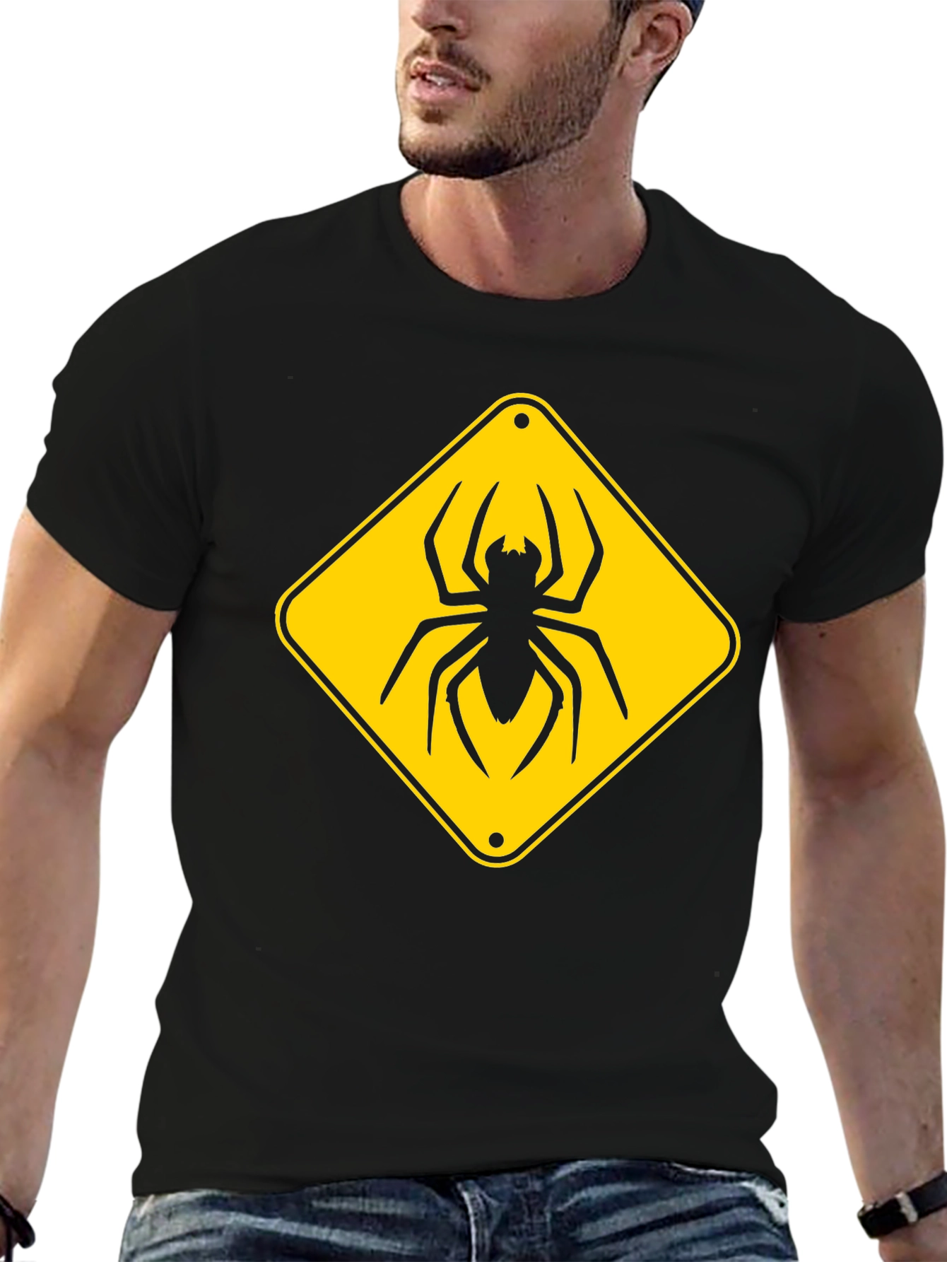 Warning: Spider Crossing T-Shirt