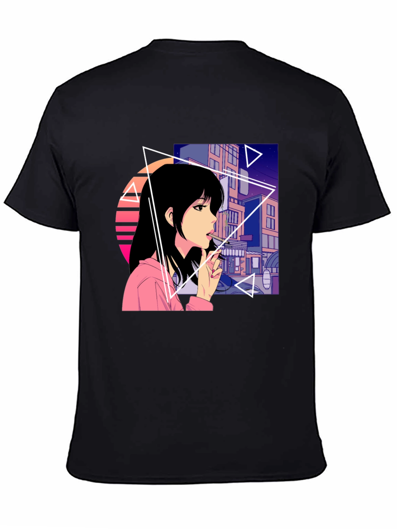 Anime Girl Graphic T-Shirt - Streetwear Fashion Tee