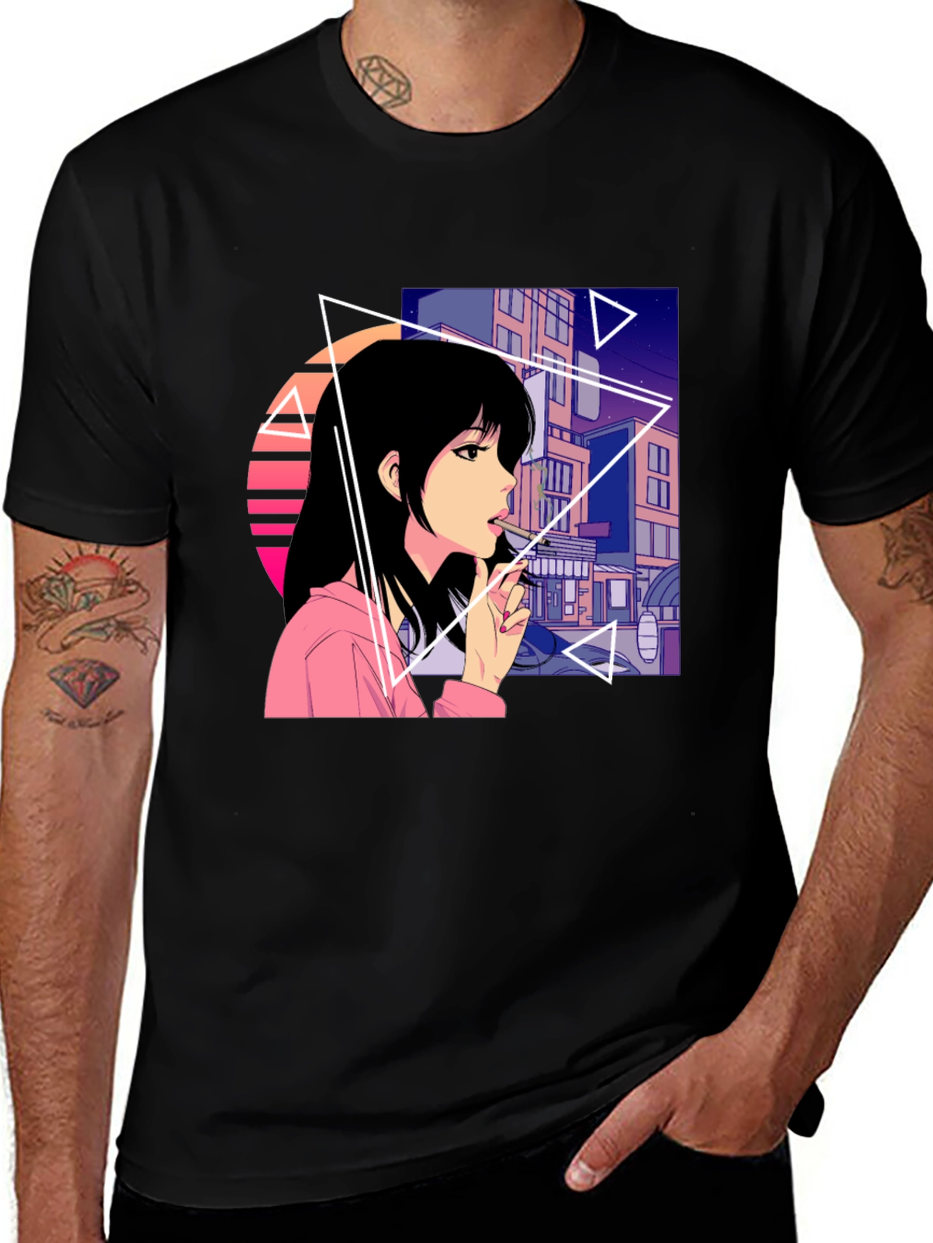 Anime Girl Graphic T-Shirt - Streetwear Fashion Tee