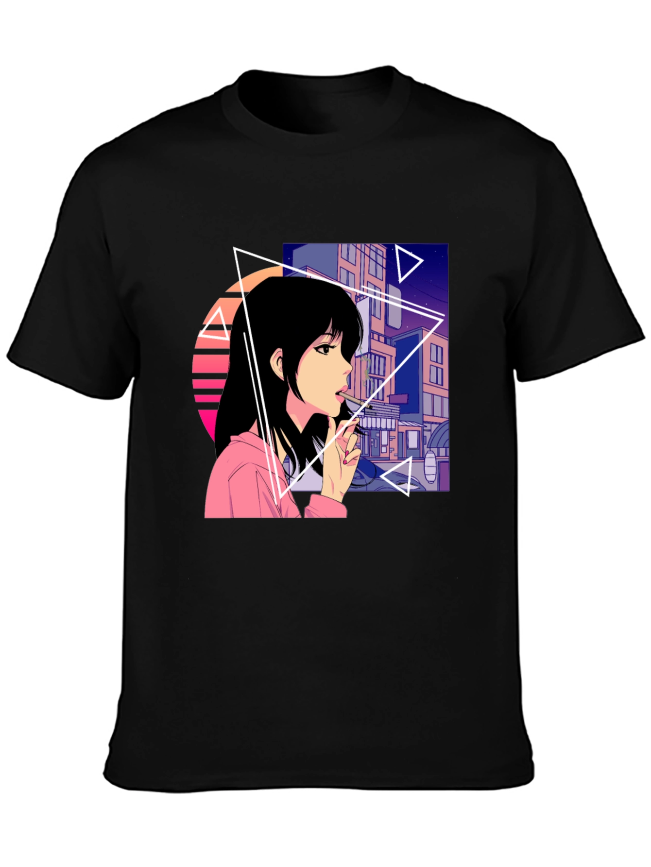 Anime Girl Graphic T-Shirt - Streetwear Fashion Tee