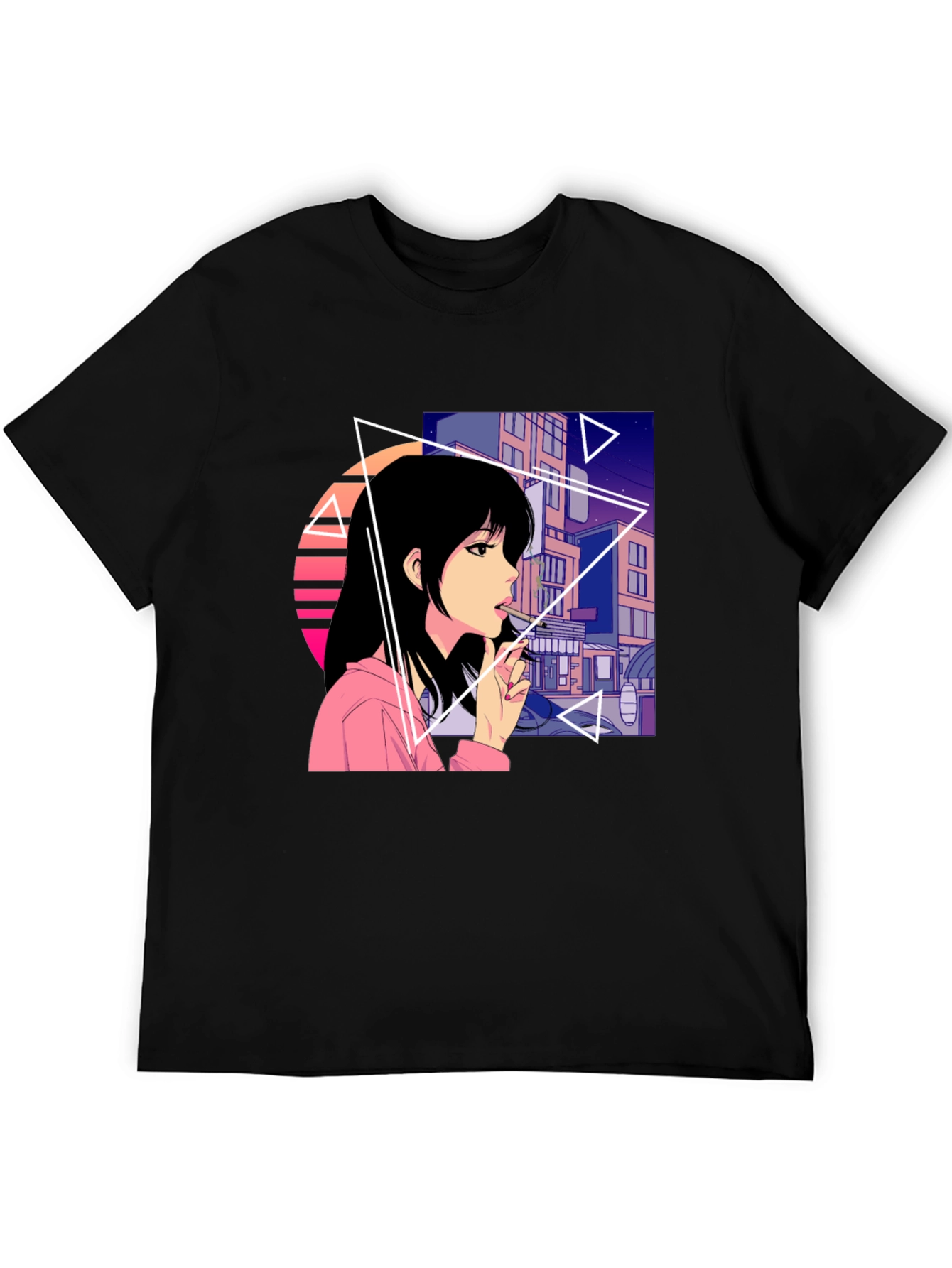 Anime Girl Graphic T-Shirt - Streetwear Fashion Tee