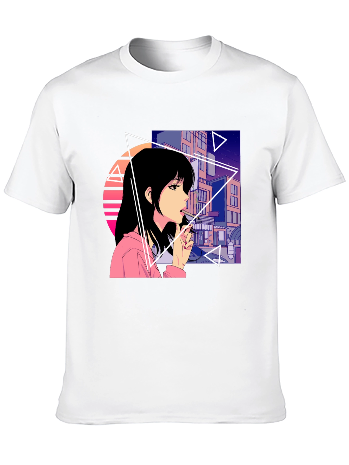 Anime Girl Graphic T-Shirt - Streetwear Fashion Tee