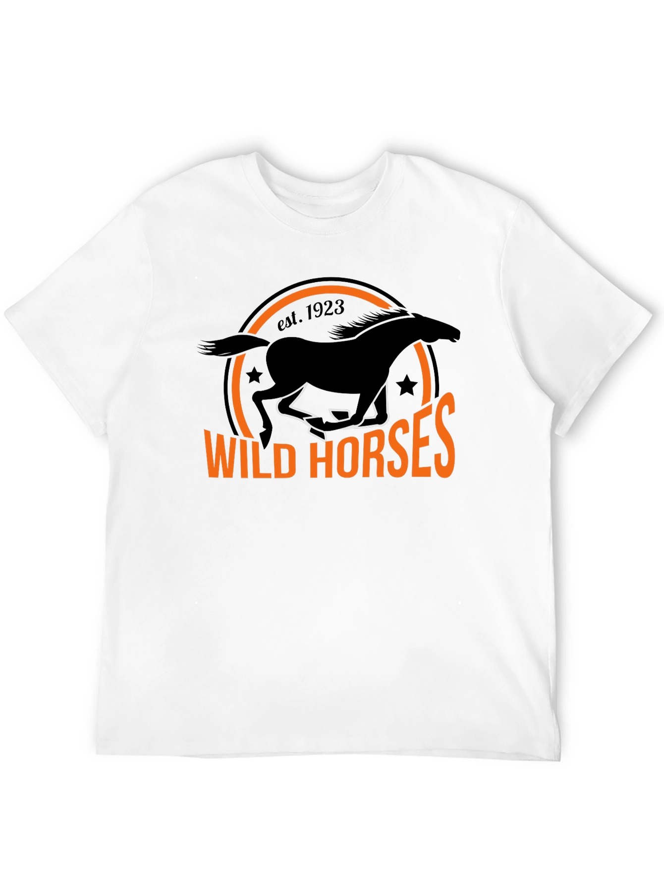 Wild Horses Graphic Tee - Black