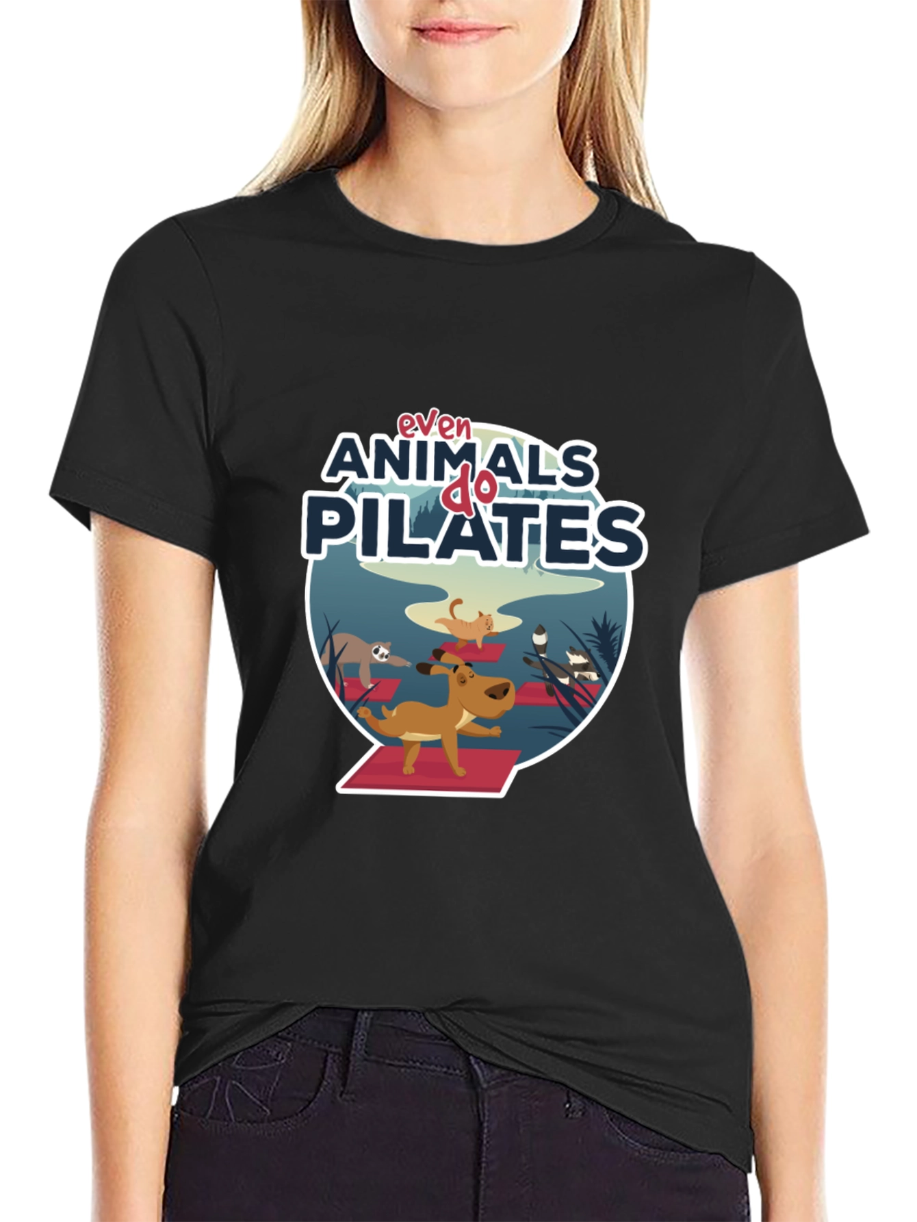 Animals Doing Pilates T-Shirt