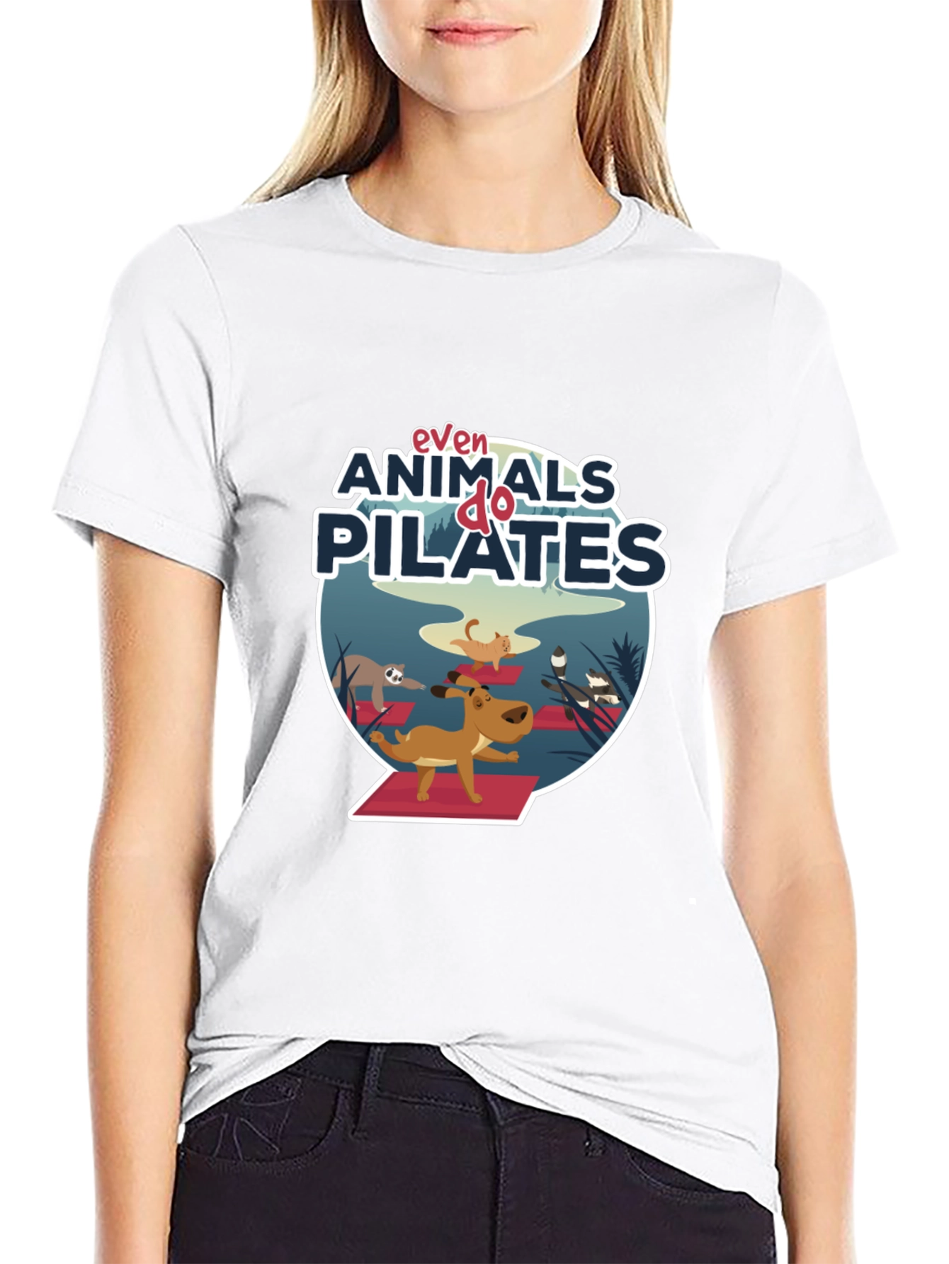 Animals Doing Pilates T-Shirt