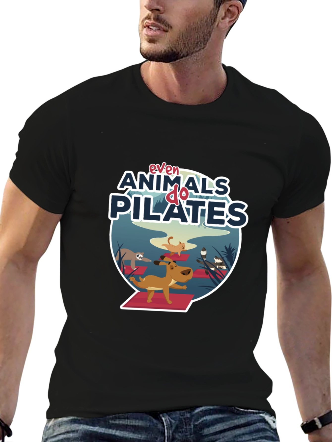 Animals Doing Pilates T-Shirt