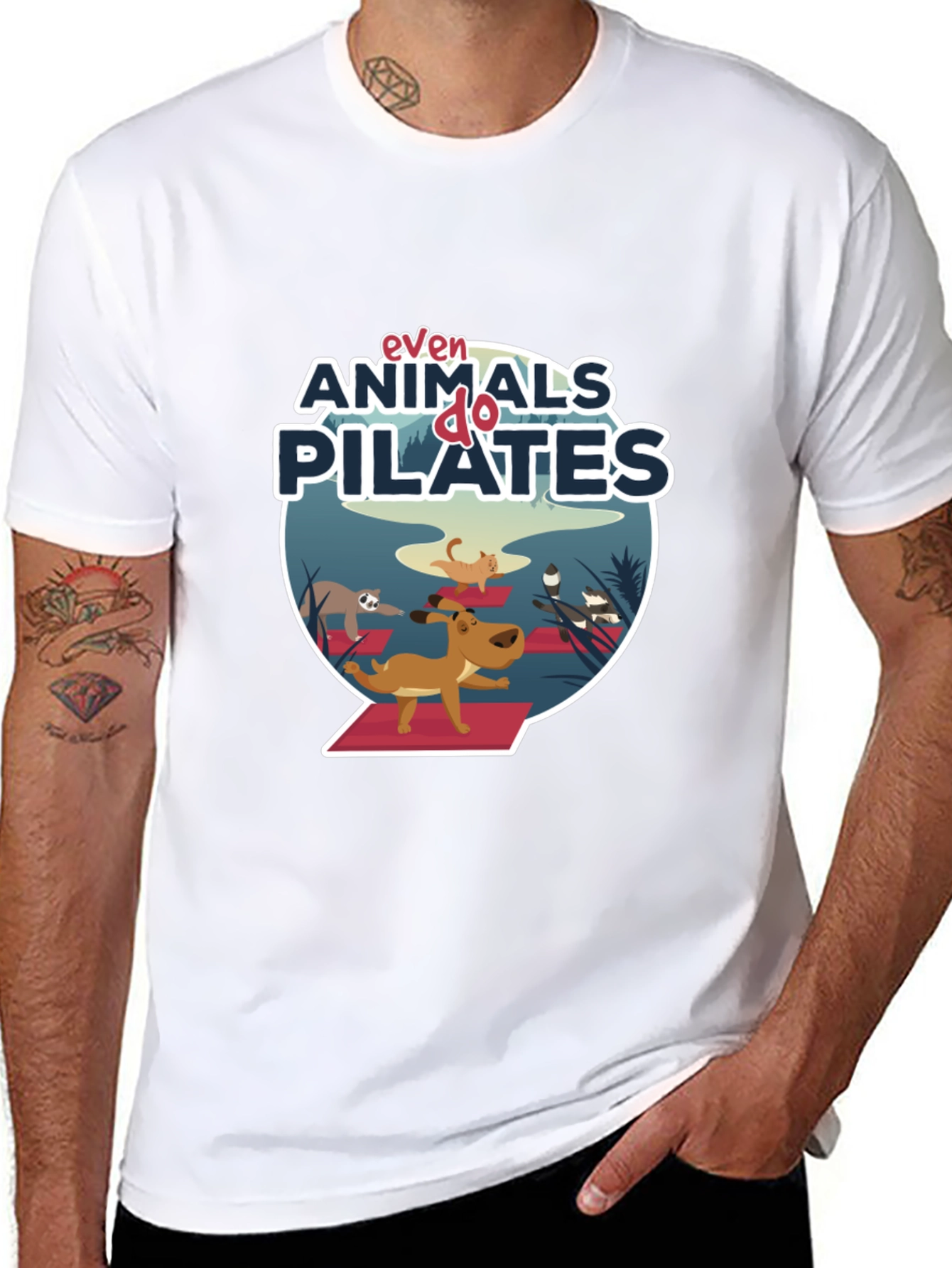 Animals Doing Pilates T-Shirt