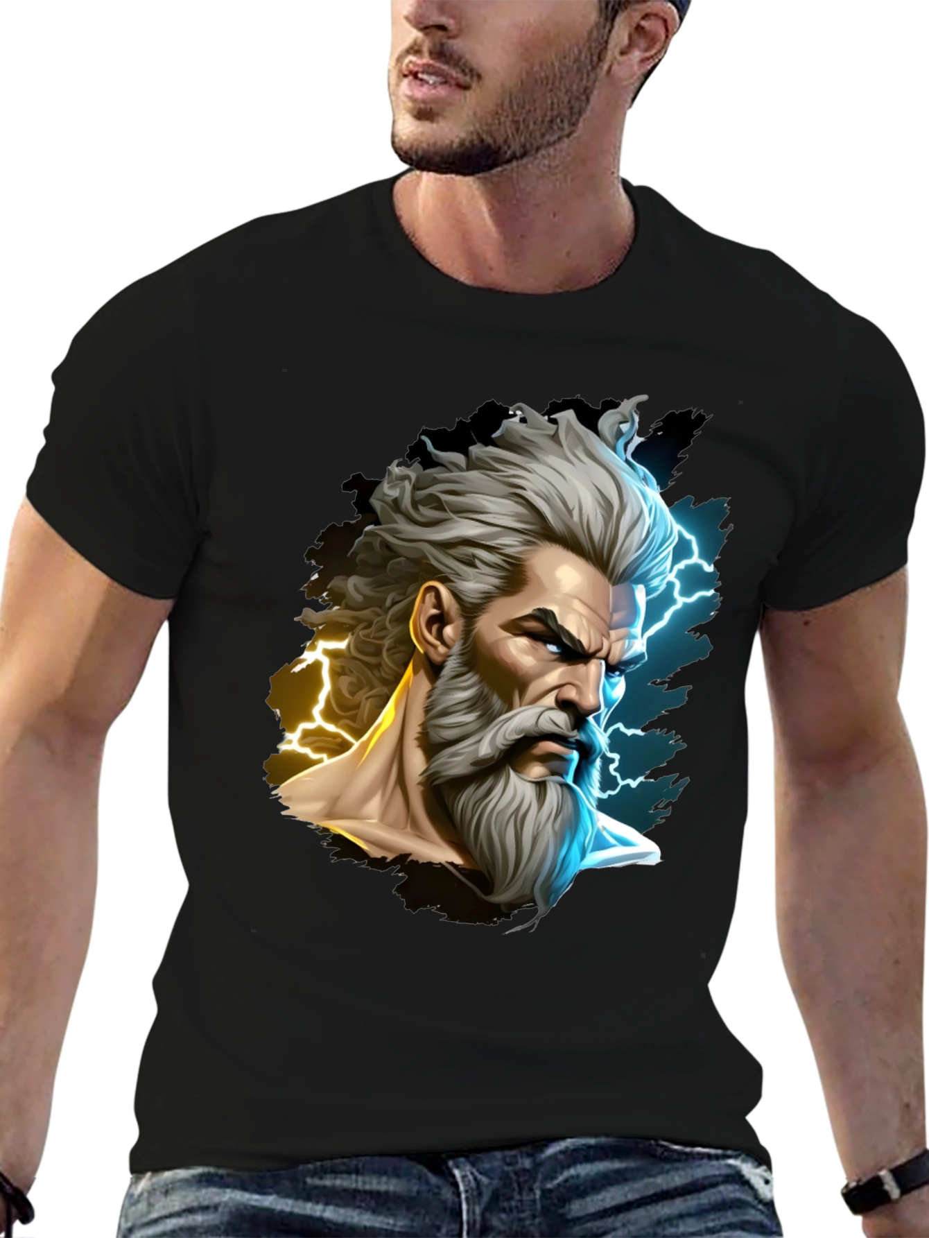 Zeus Graphic T-Shirt - God of Thunder Tee