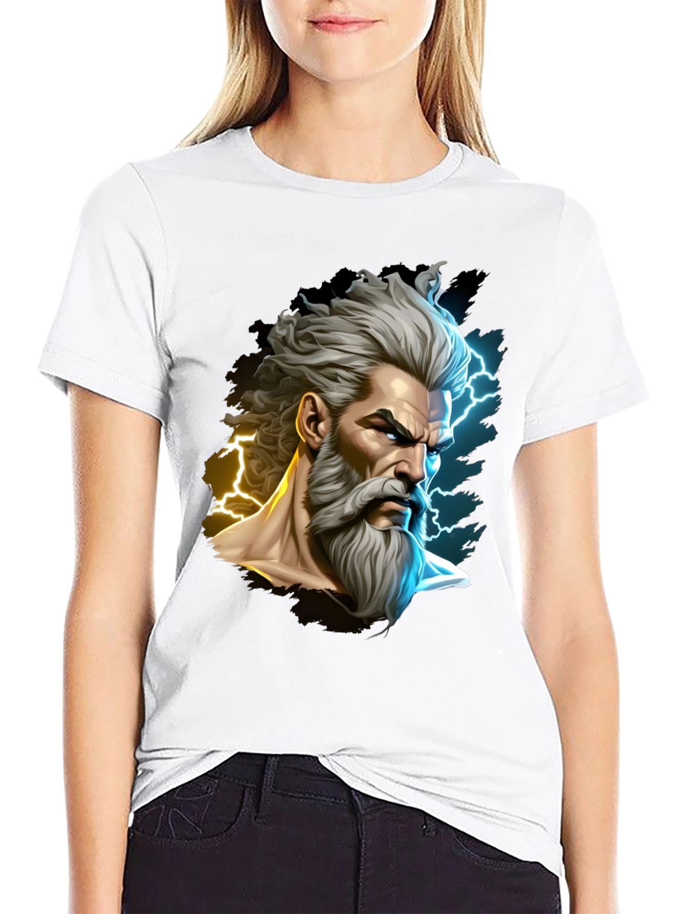 Zeus Graphic T-Shirt - God of Thunder Tee